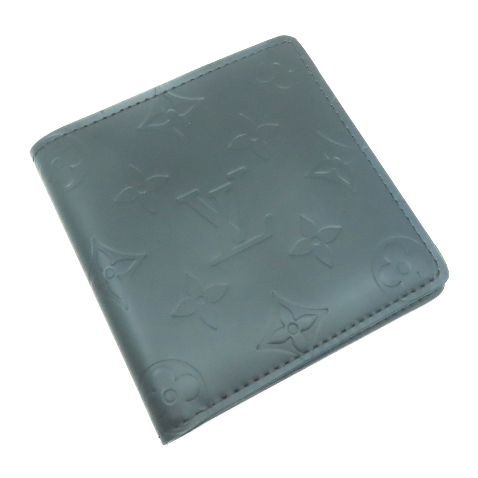 LOUIS VUITTON Monogram Shadow Multiple Wallet錢包黑色