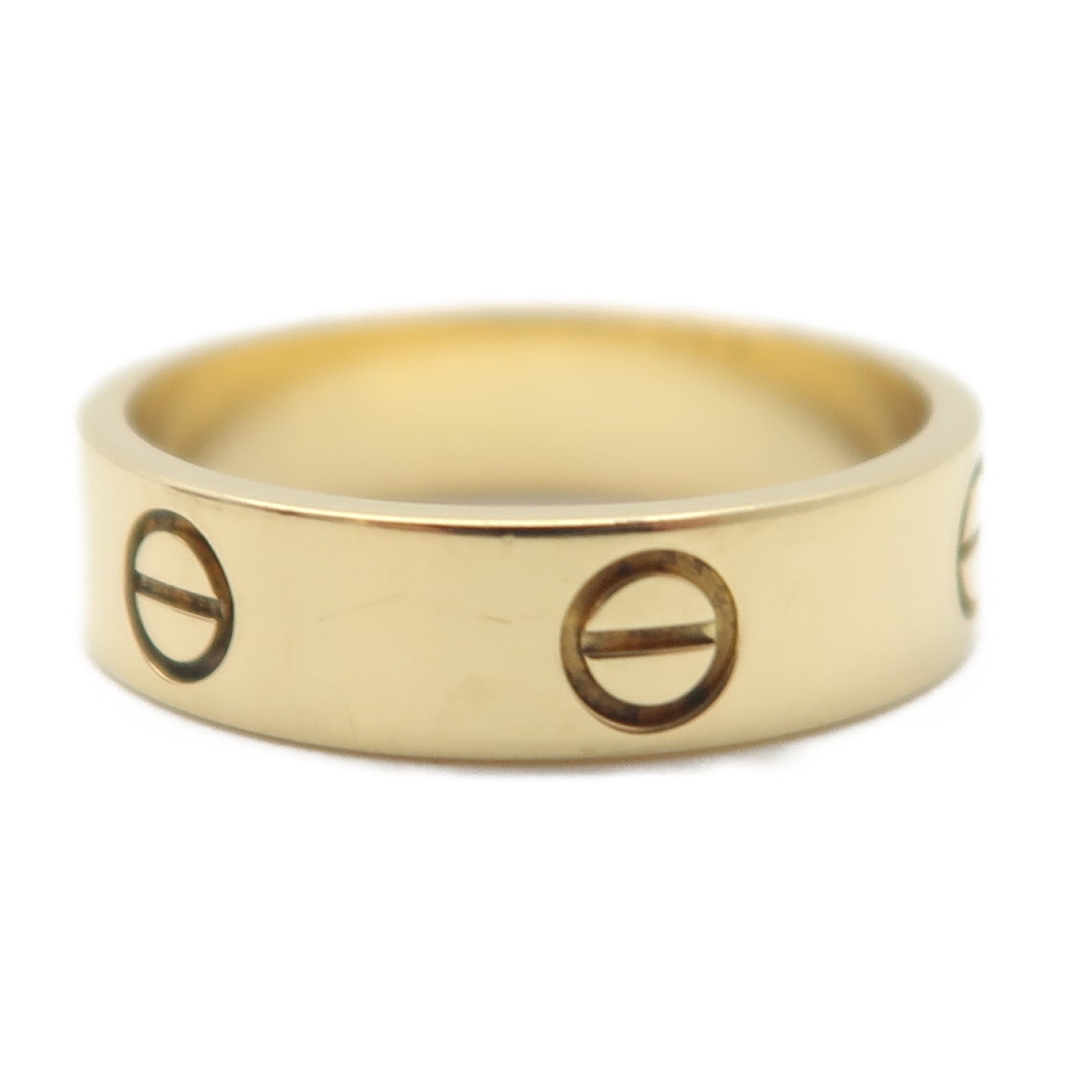 CARTIER 18K玫瑰金Love Ring戒指US#9