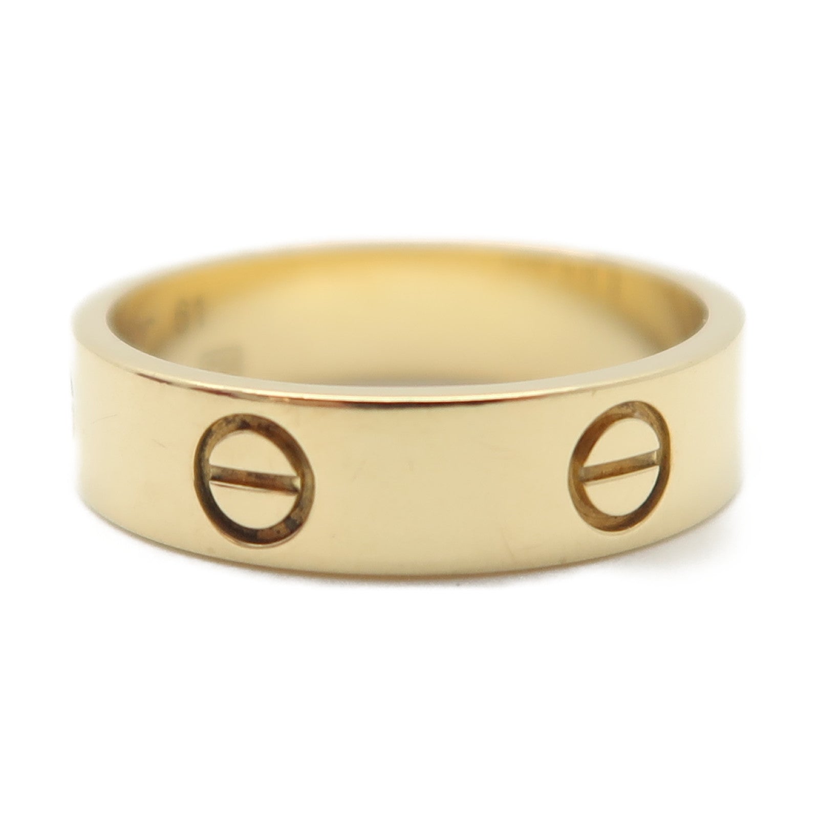CARTIER 18K玫瑰金Love Ring戒指US#9