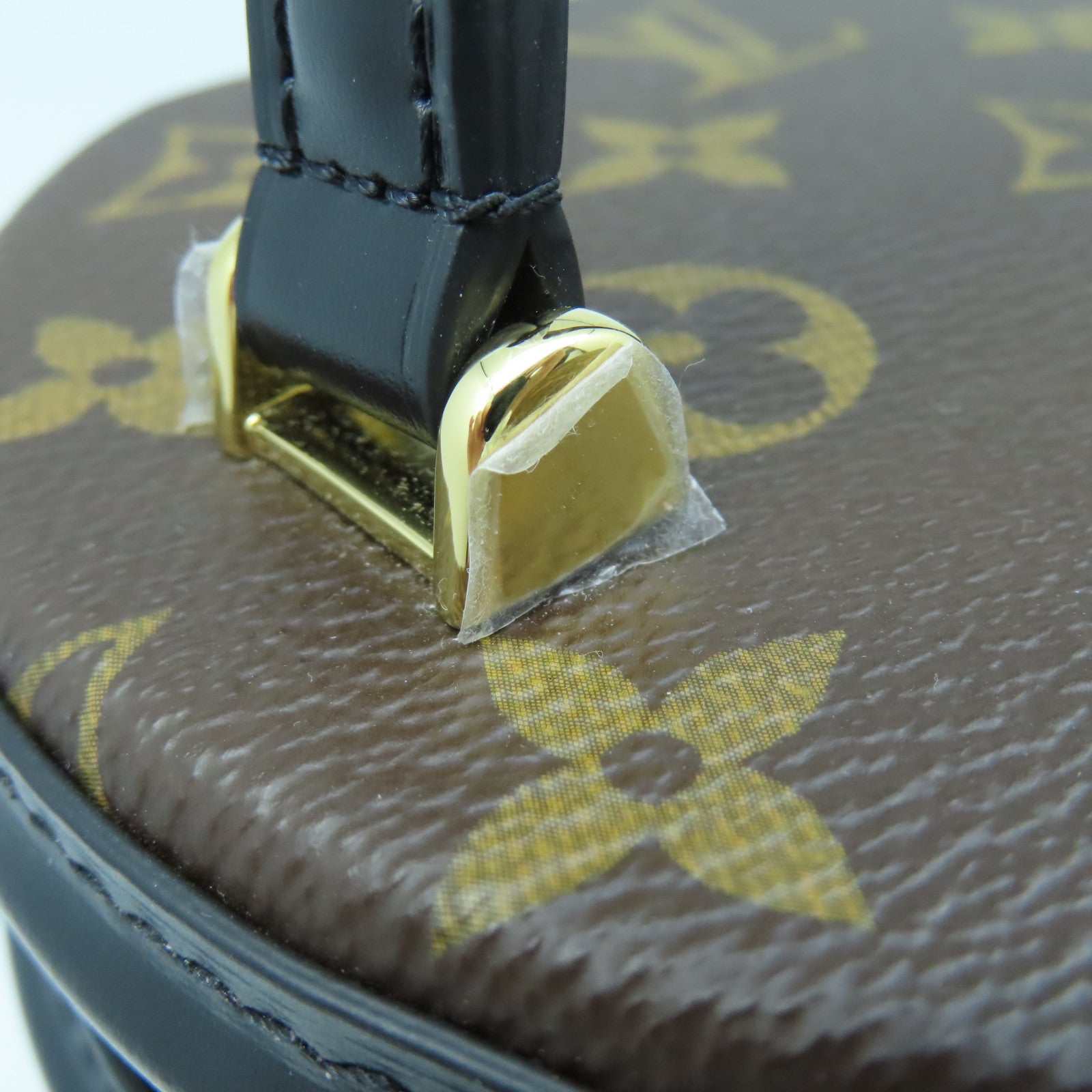 LOUIS VUITTON Monogram Reverse Cannes金扣手挽肩背兩用袋啡色