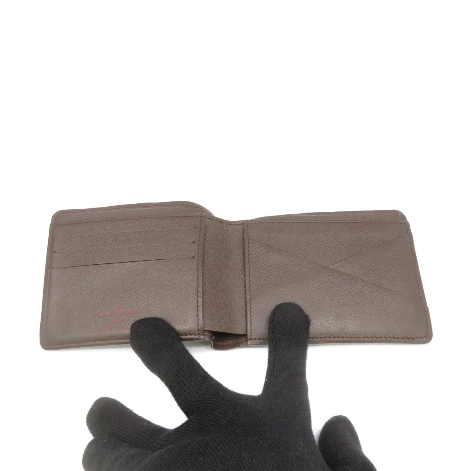 LOUIS VUITTON Damier皮革MultipieWallet钱包啡色