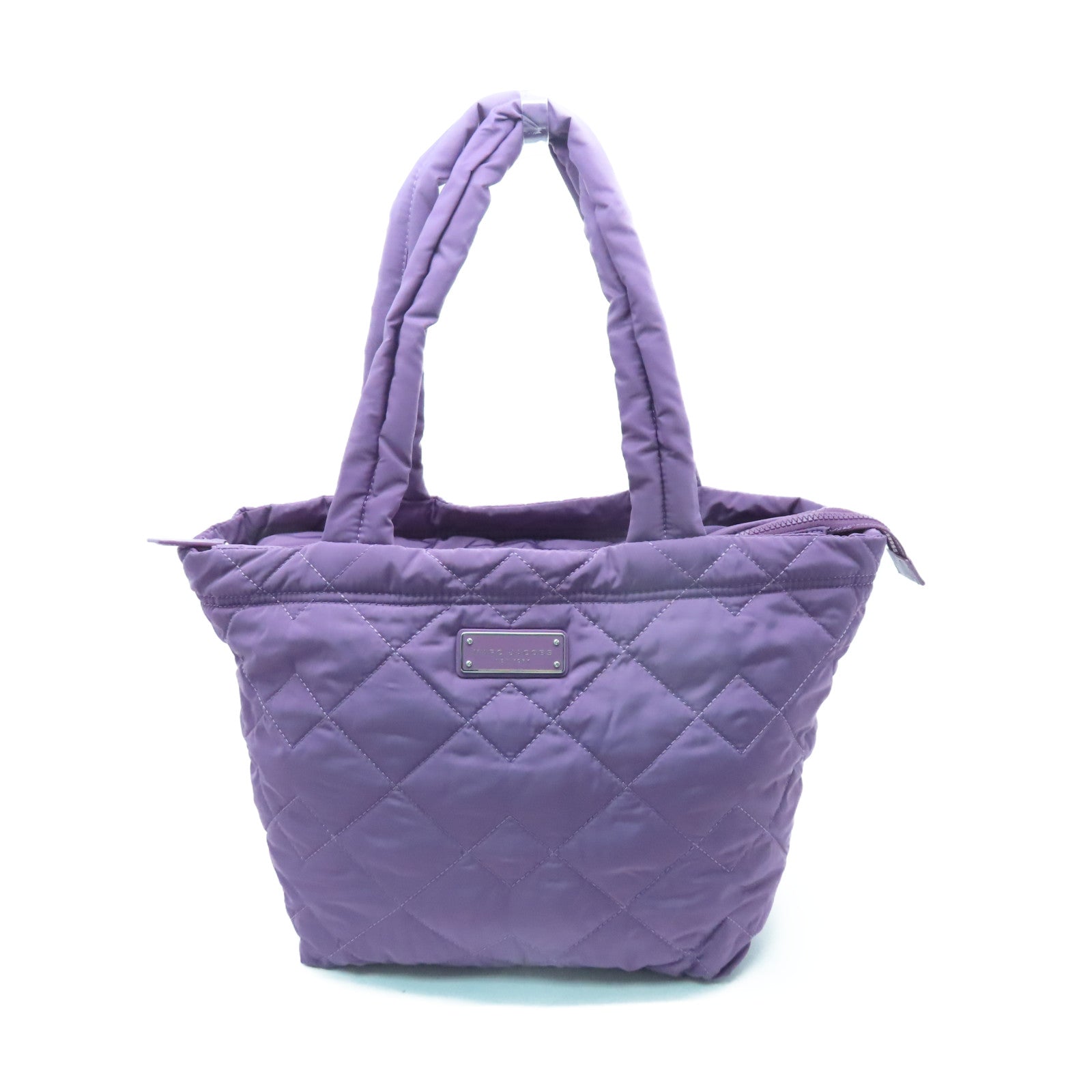MARC JACOBS 尼龍Tote Bag銀扣手挽袋紫色