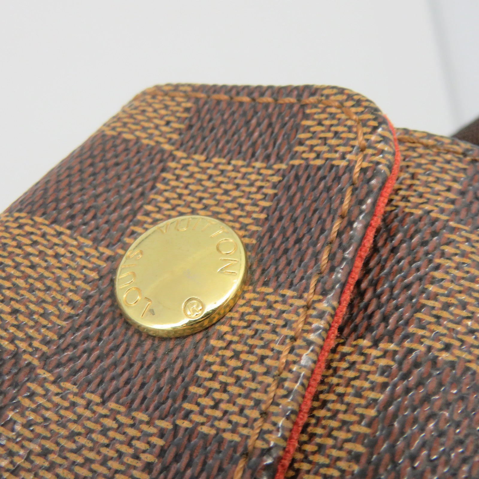 LOUIS VUITTON Damier Naviglio Shoulder Bag brown