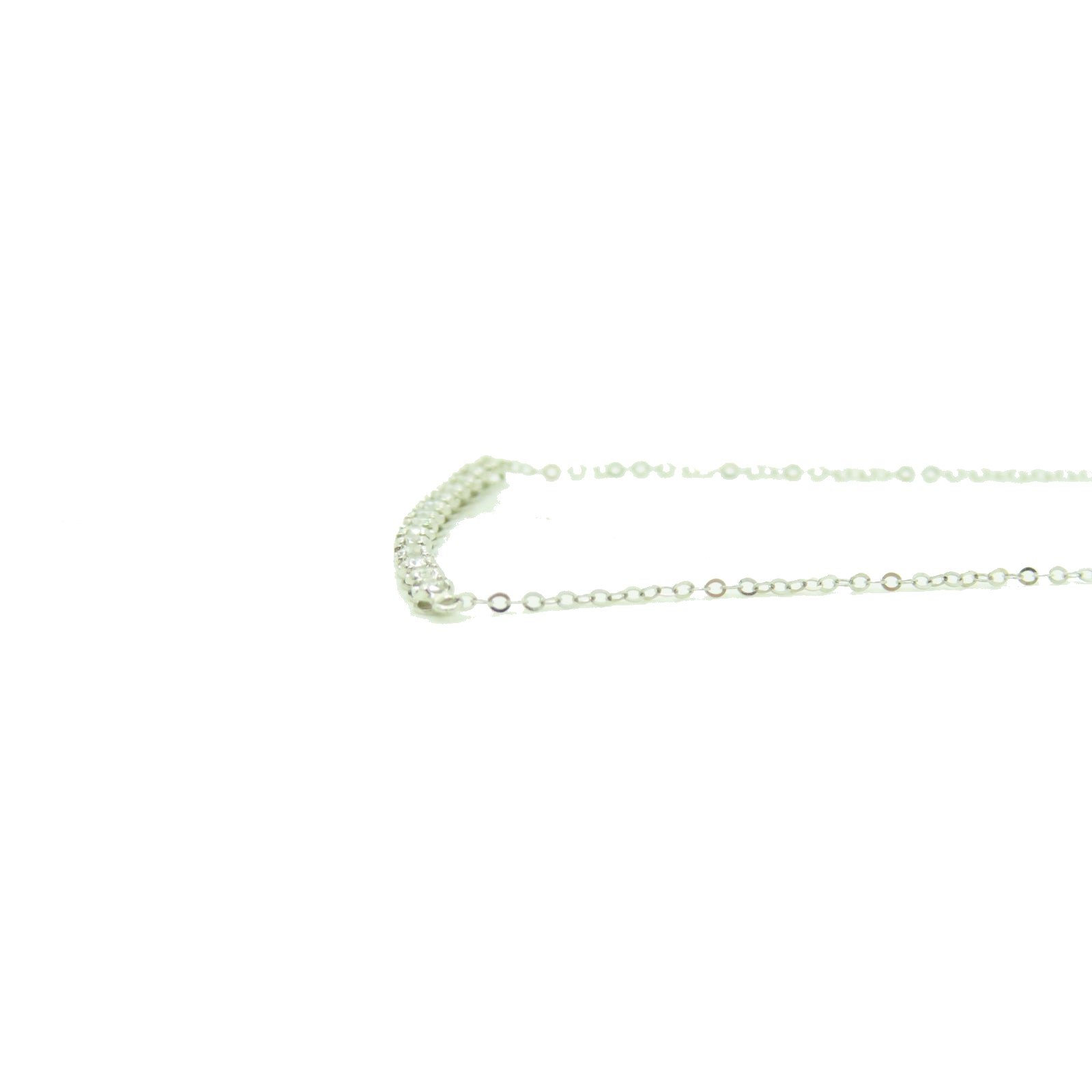 JEWELRY 【激減優惠】18K白金Diamond Necklace 0.19ct鑽石項鍊