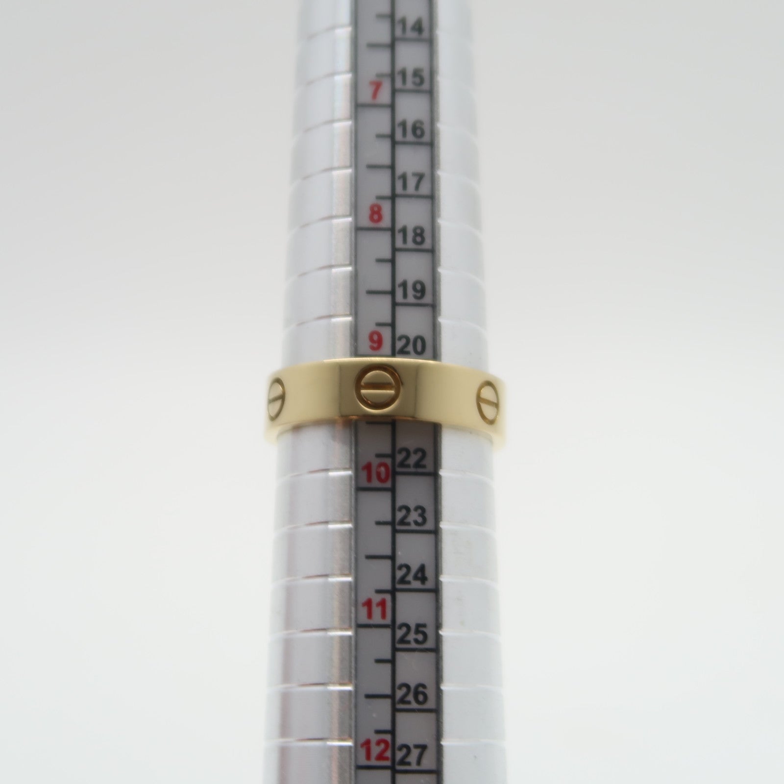 CARTIER 18K玫瑰金Love Ring戒指US#9