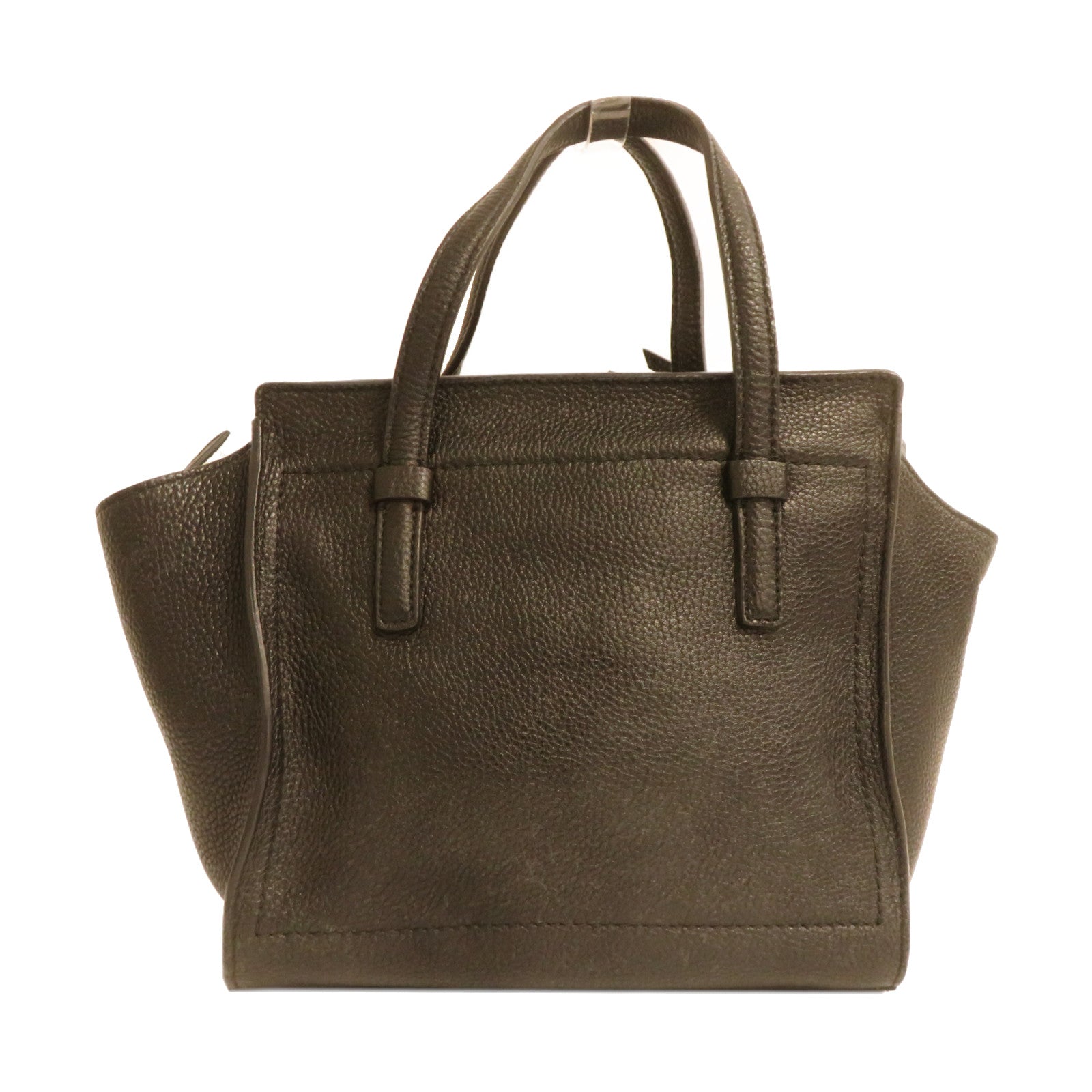 Salvatore Ferragamo 牛皮皮革2 Way Shoulder金扣手挽肩背兩用袋黑色