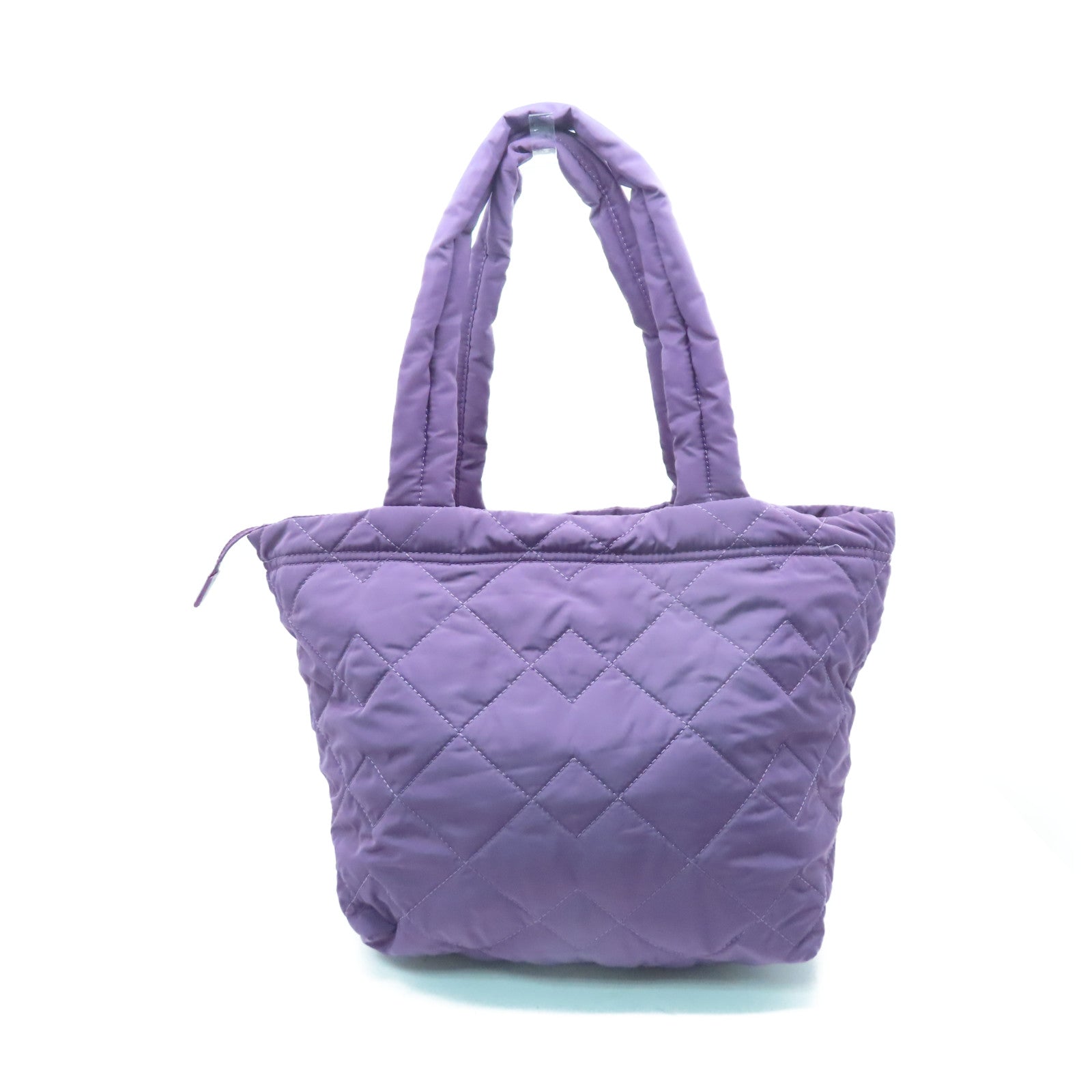 MARC JACOBS 尼龍Tote Bag銀扣手挽袋紫色