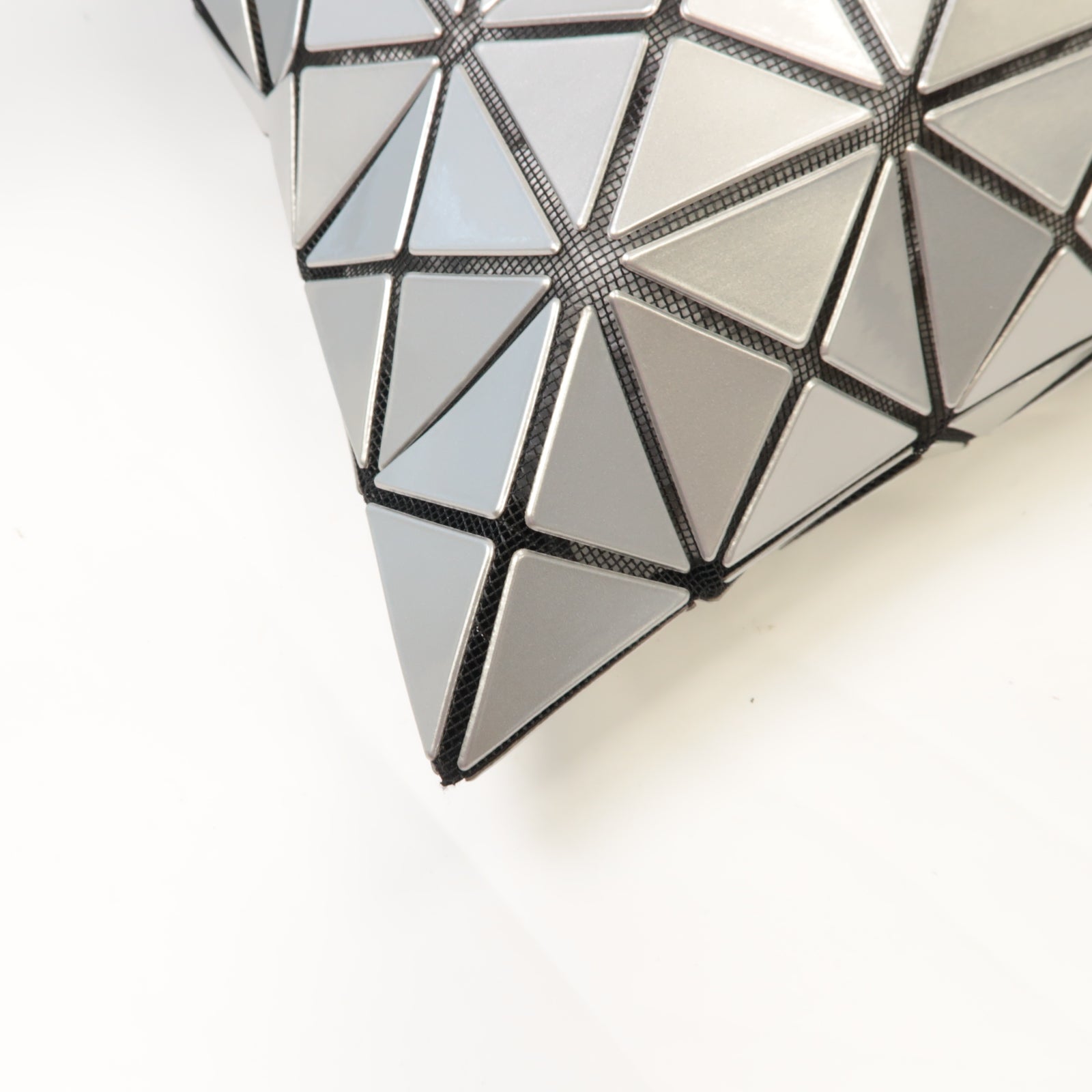 ISSEY MIYAKE PVC Issey Miyake Bao Bao銀扣手挽袋銀色
