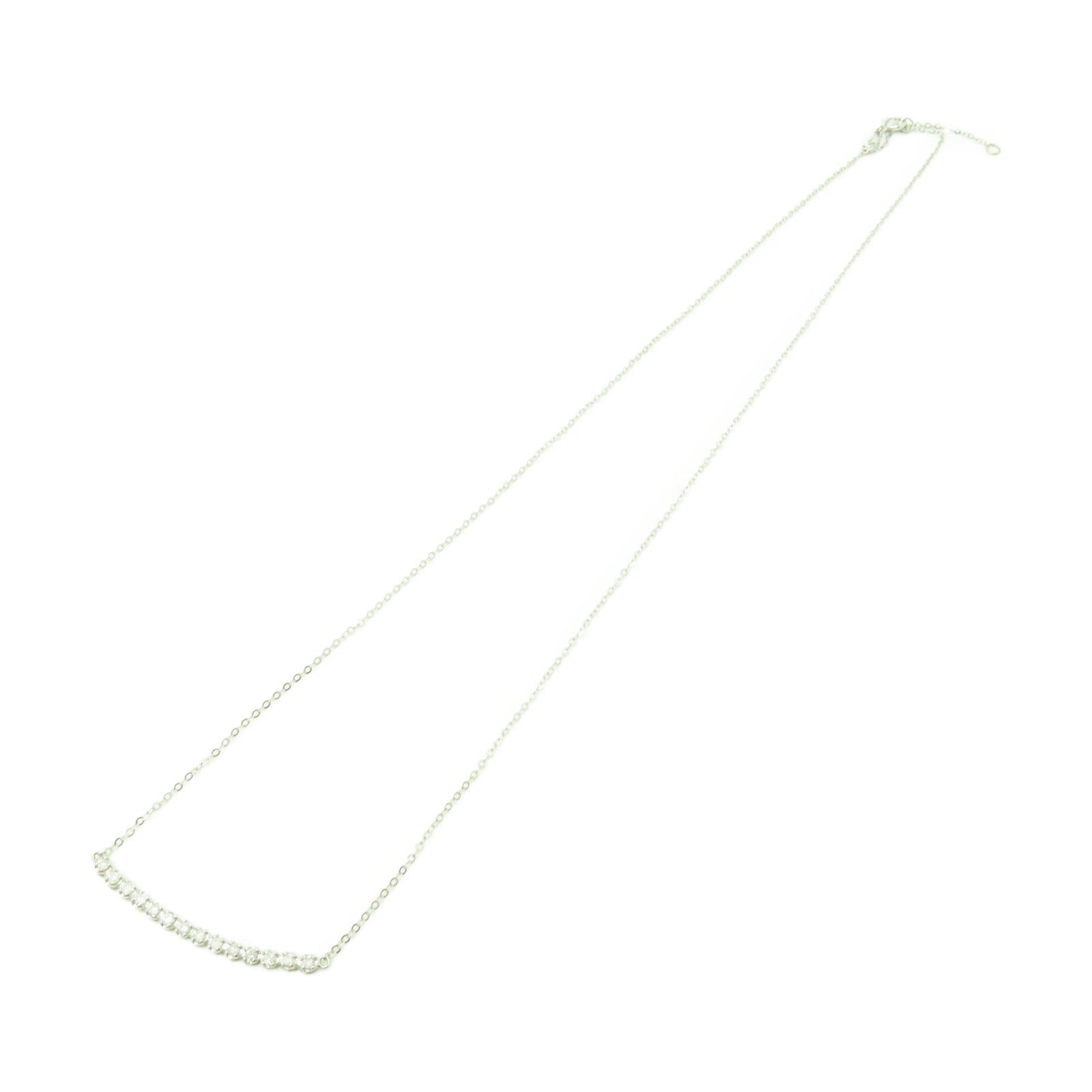 JEWELRY 【激減優惠】18K白金Diamond Necklace 0.19ct鑽石項鍊