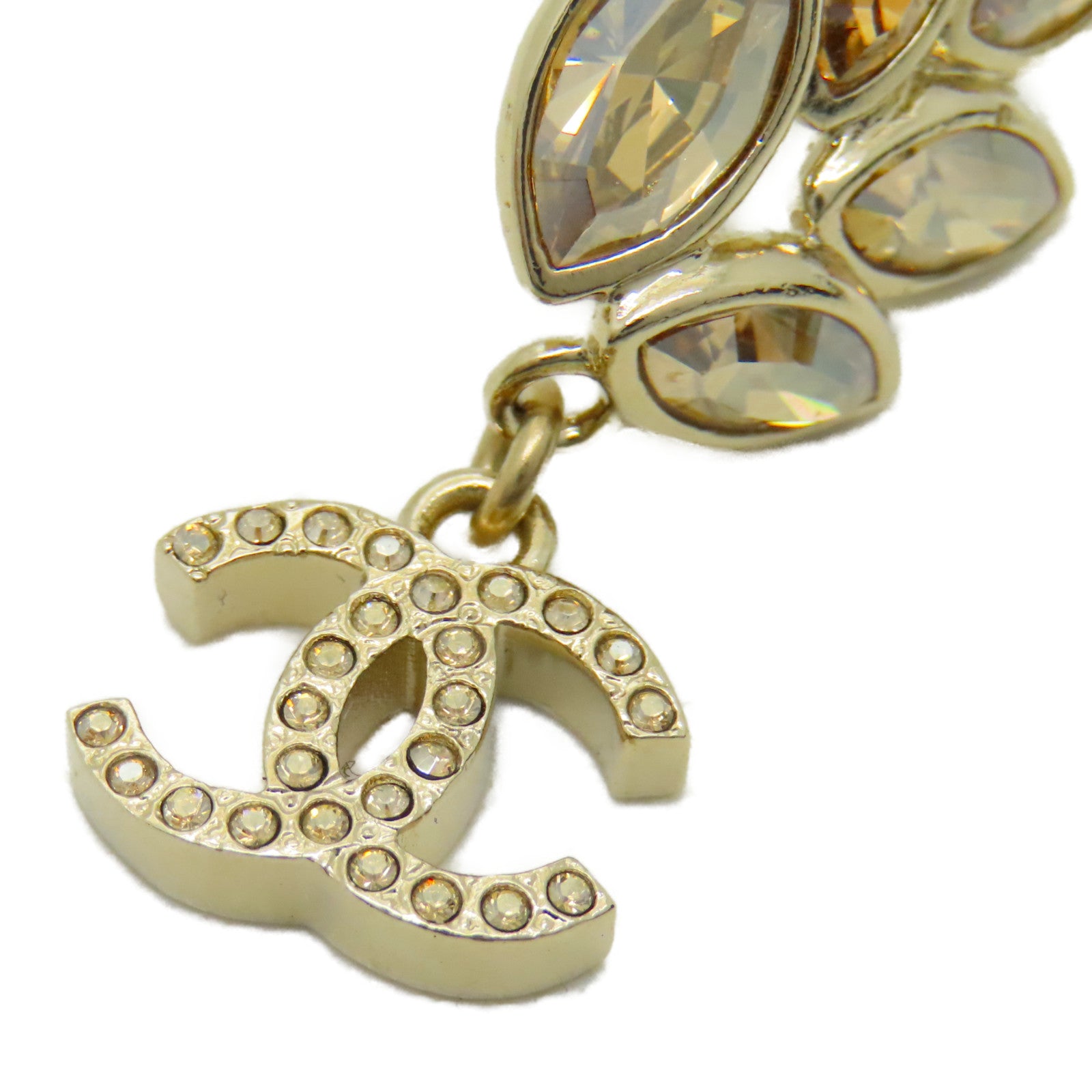 CHANEL 金屬Earrings耳環金色/黃色