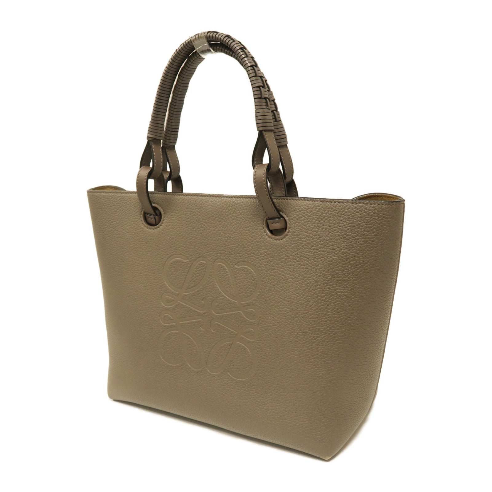 LOEWE 牛皮皮革Shoulder Bag手挽肩背兩用袋啡色