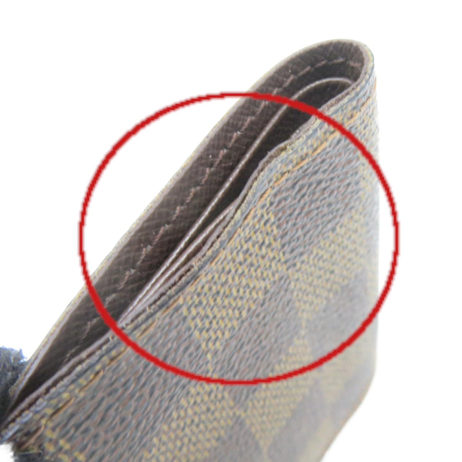 LOUIS VUITTON Damier皮革MultipieWallet钱包啡色