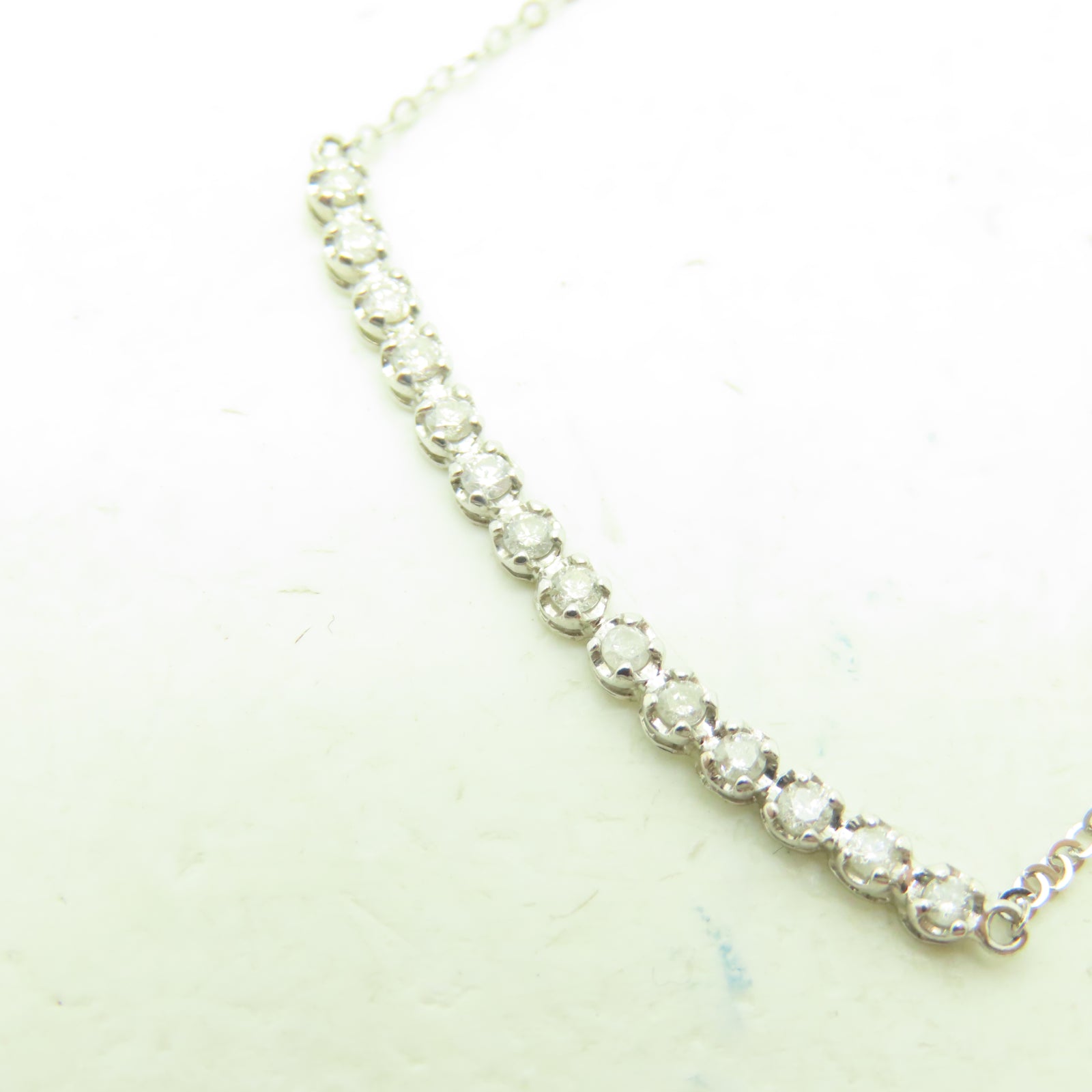 JEWELRY 【激減優惠】18K白金Diamond Necklace 0.19ct鑽石項鍊