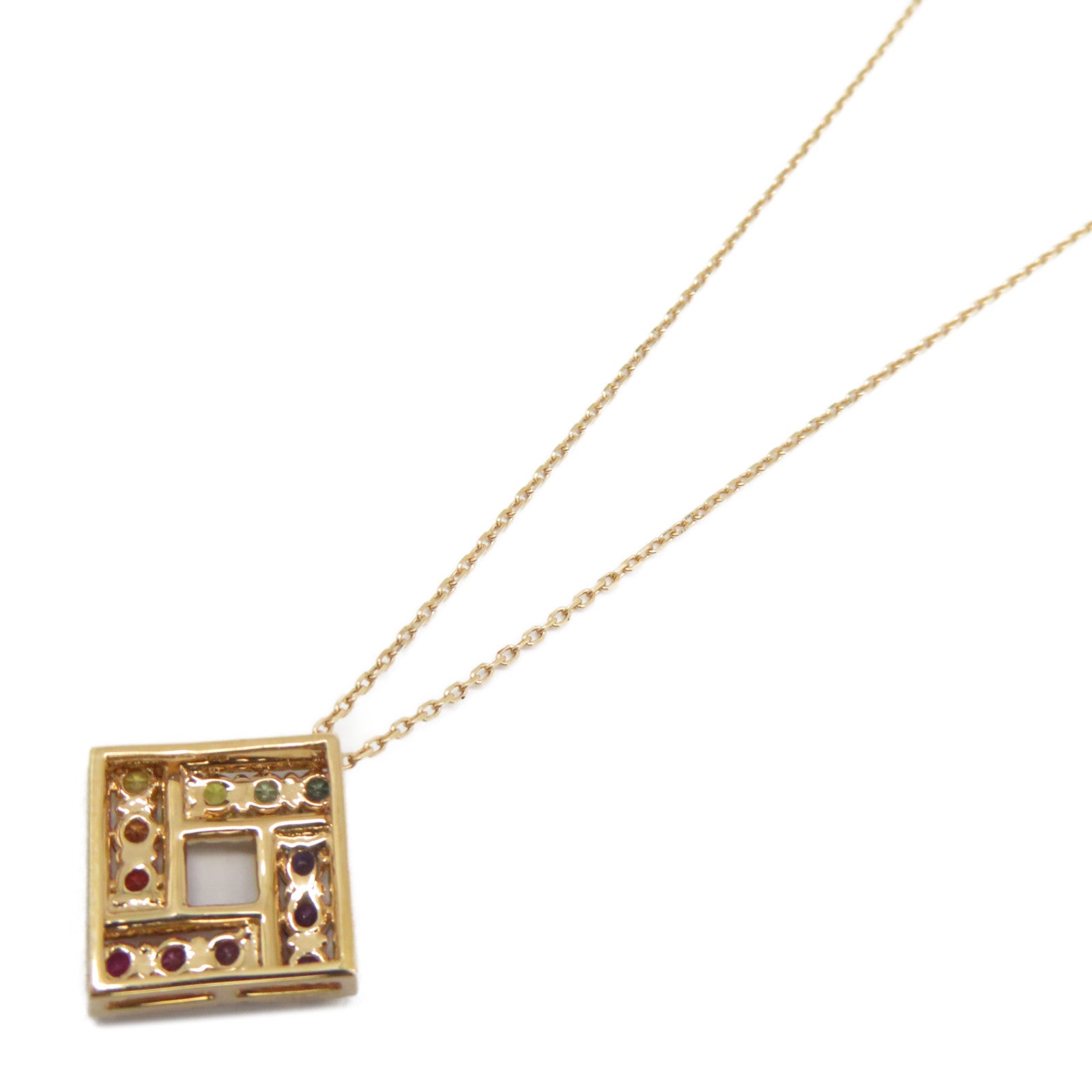JEWELRY 【激減優惠】18K玫瑰金Necklace 0.210ct鑽石項鍊金色/彩色