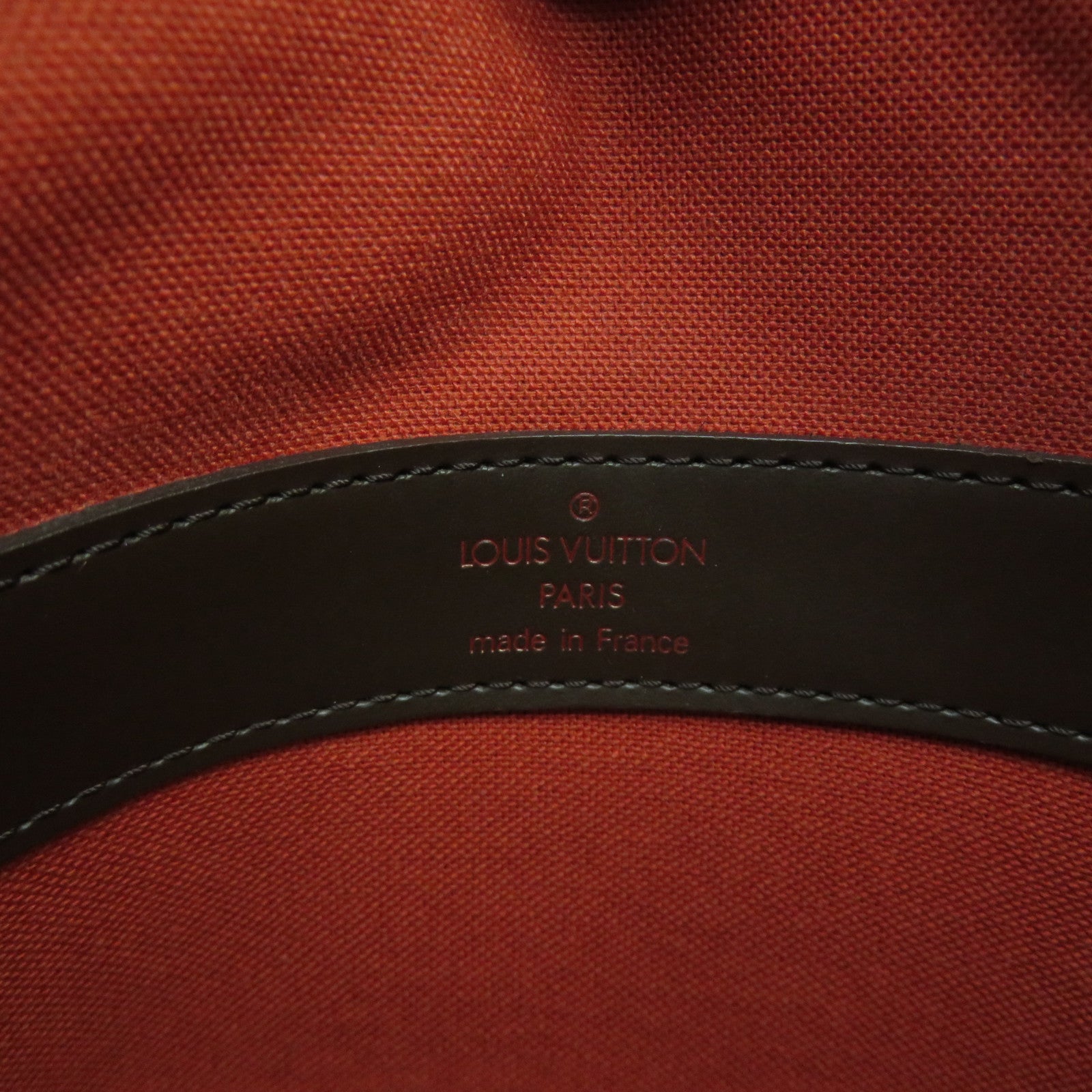LOUIS VUITTON Damier Naviglio Shoulder Bag brown