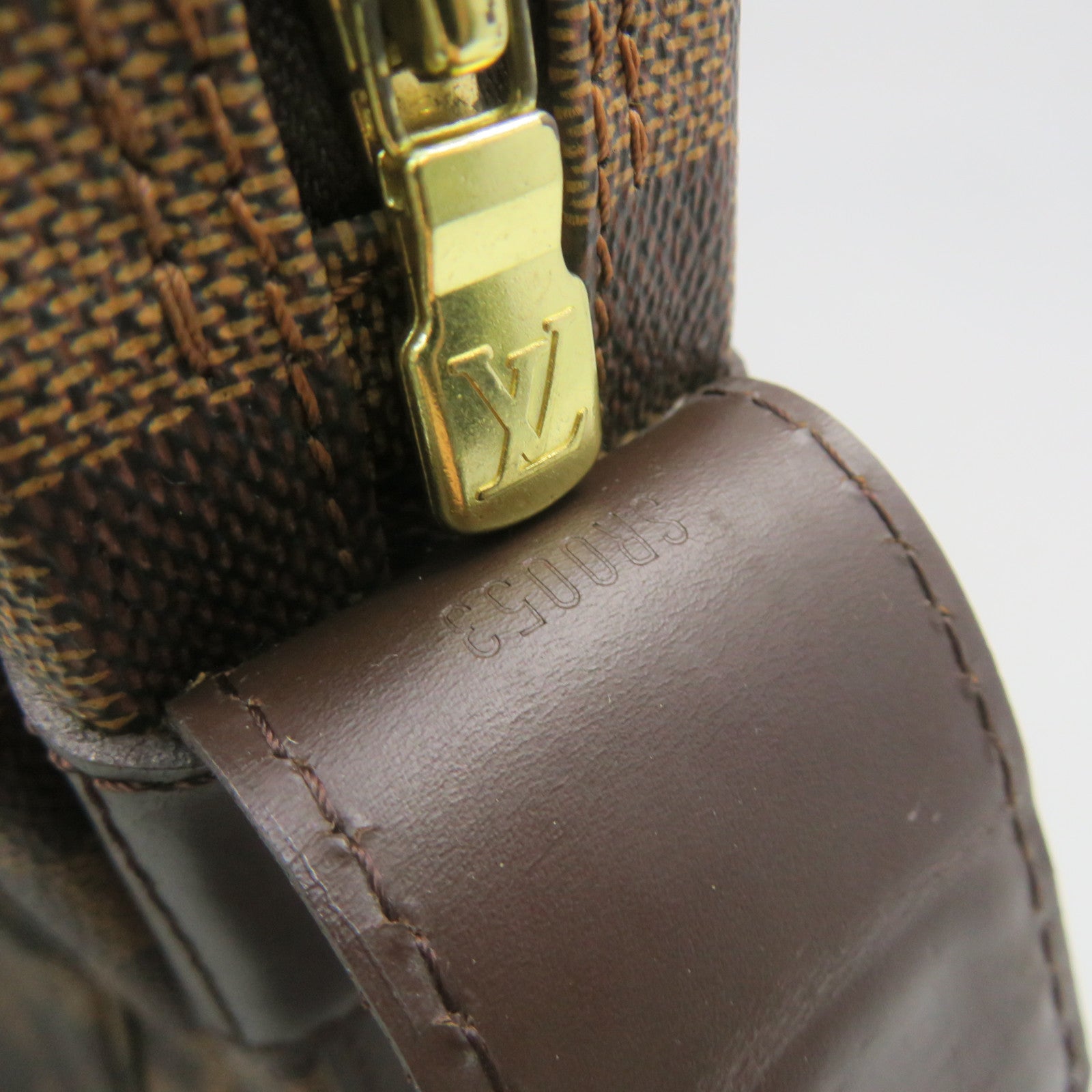 LOUIS VUITTON Damier Naviglio Shoulder Bag brown