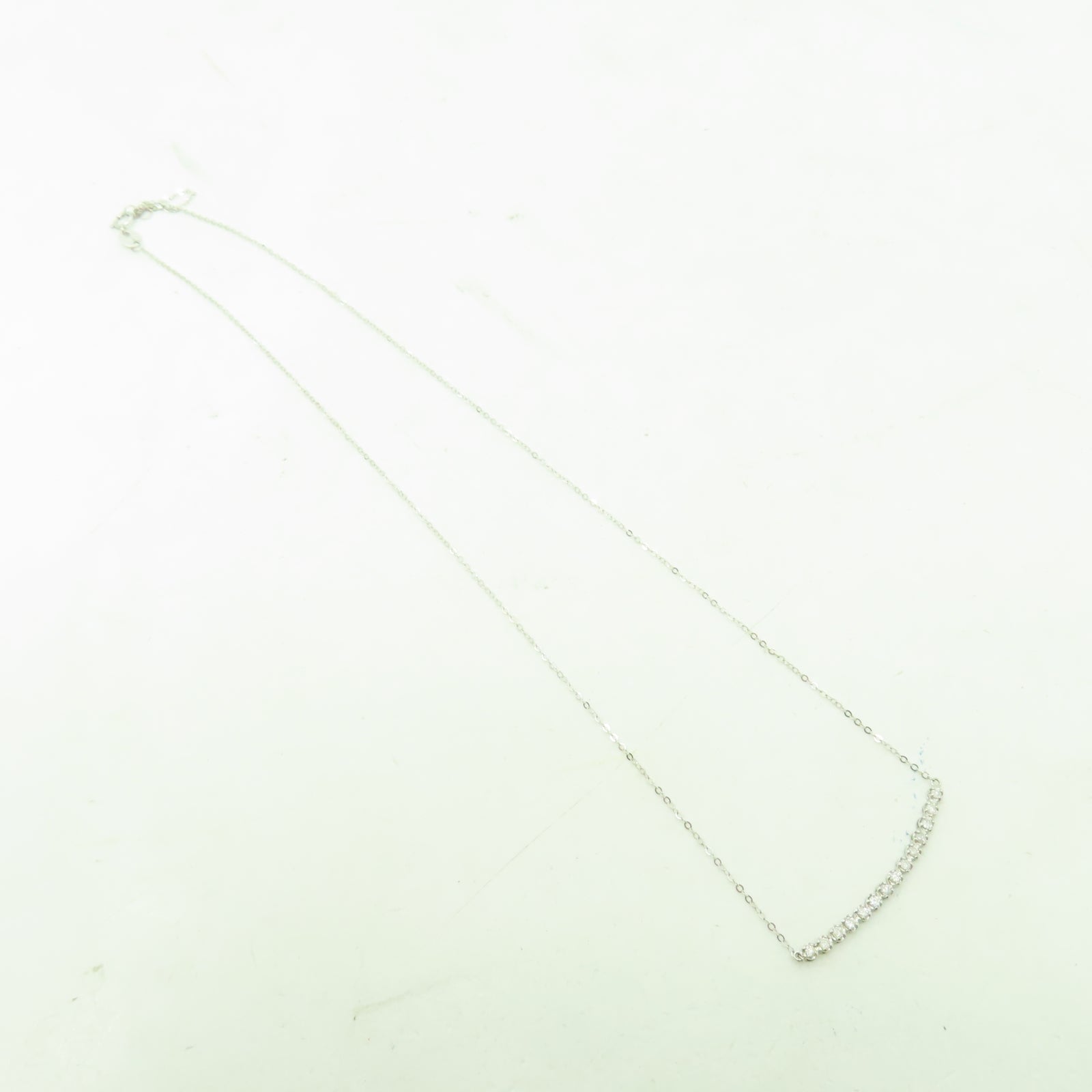JEWELRY 【激減優惠】18K白金Diamond Necklace 0.19ct鑽石項鍊