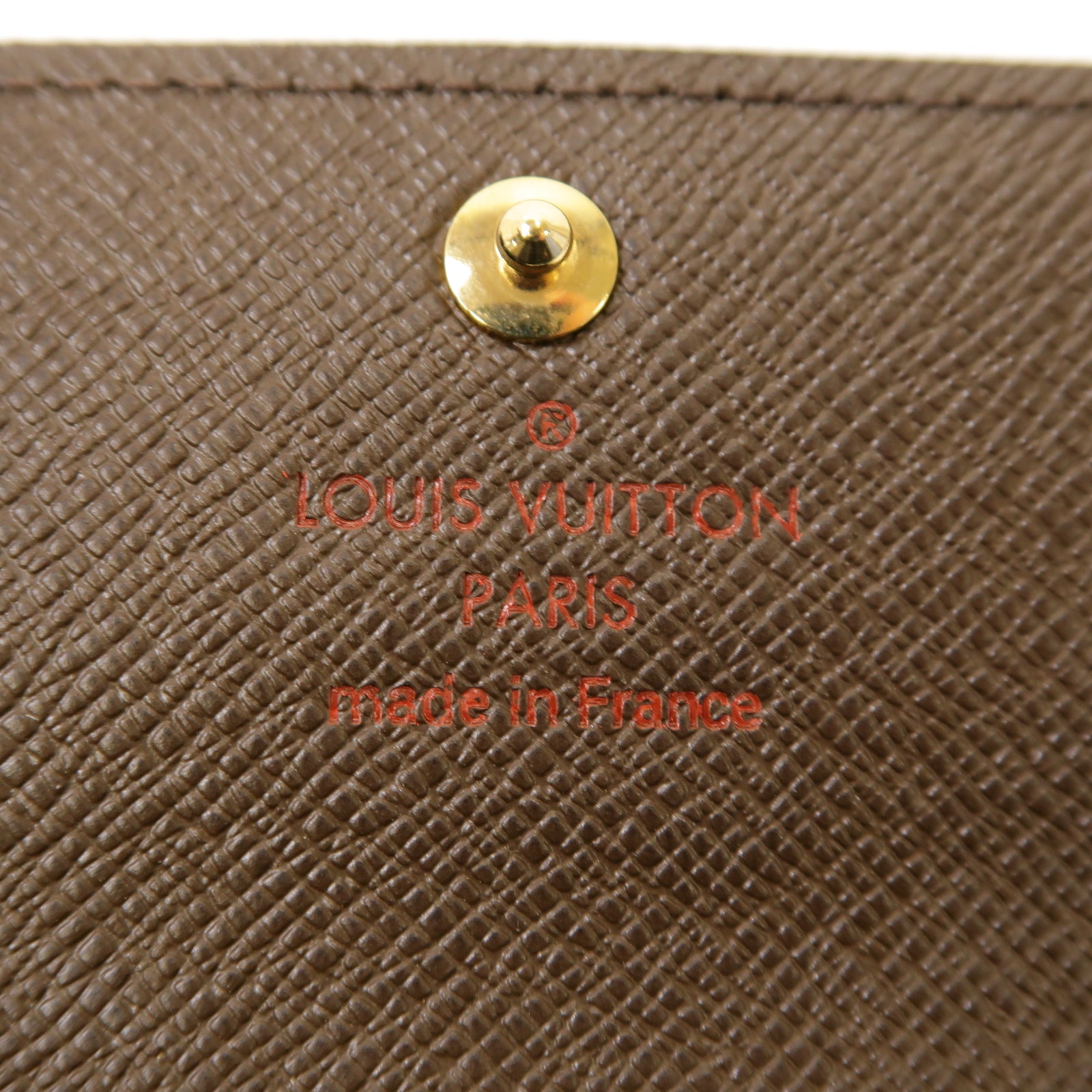 LOUIS VUITTON Damier Key case 4金扣鎖匙包棕色