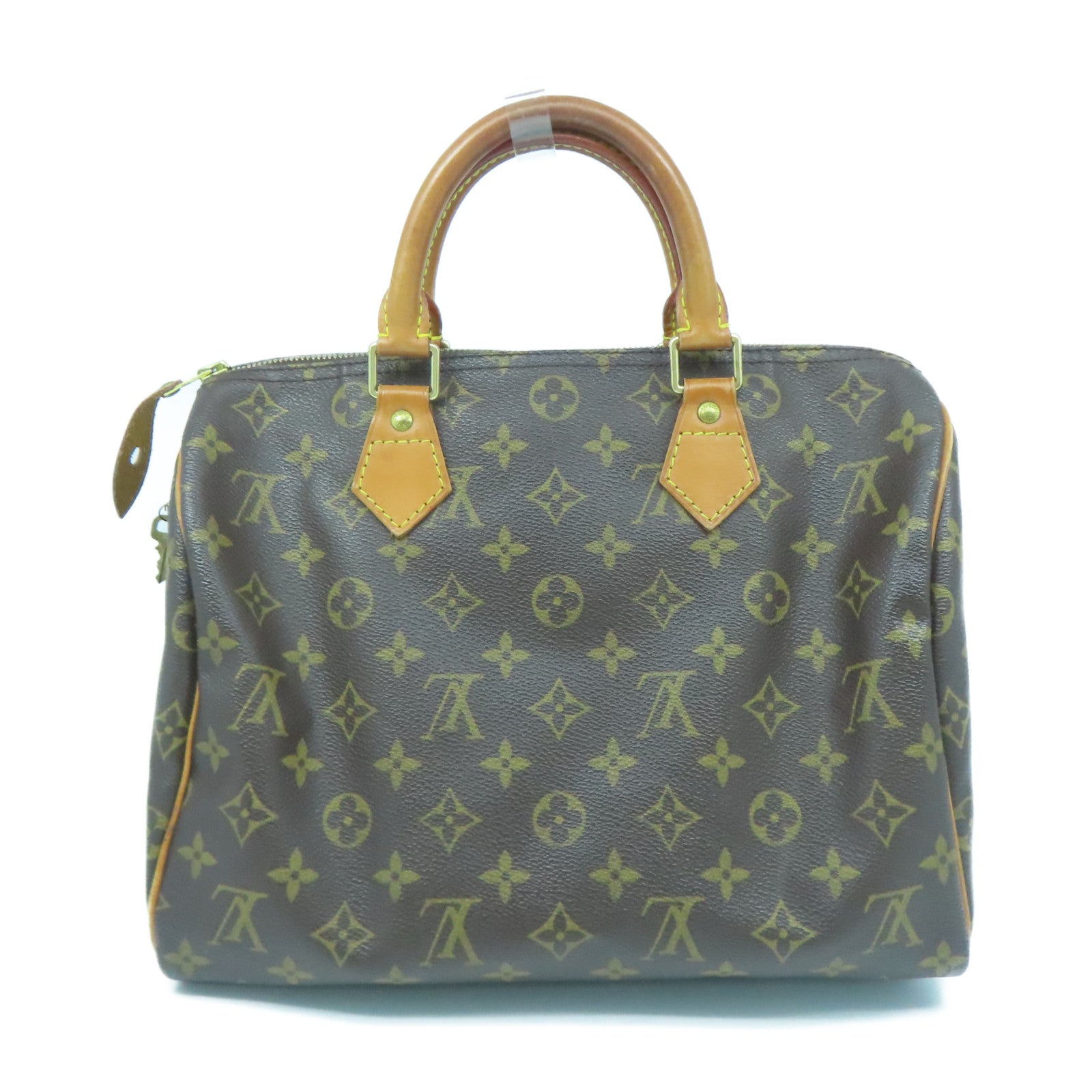 LOUIS VUITTON Monogram Speedy 30金扣手挽袋啡色