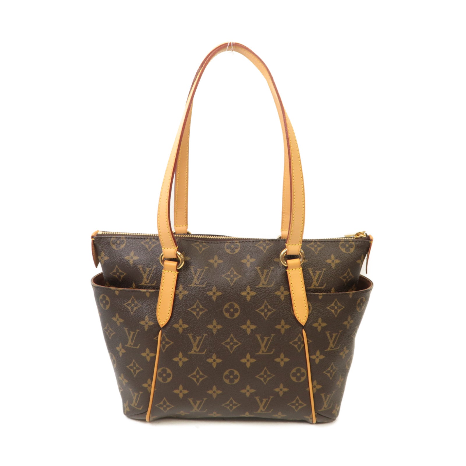 LOUIS VUITTON Monogram Totally PM金扣肩背袋啡色