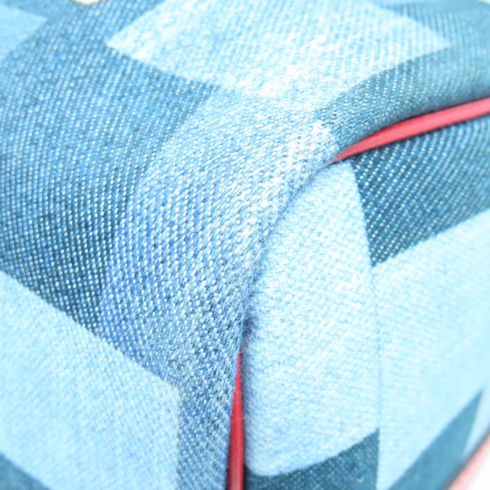 LOUIS VUITTON 【激減優惠】Monogram Denim Speedy 30 Bandouliere金扣手挽肩背兩用袋藍色