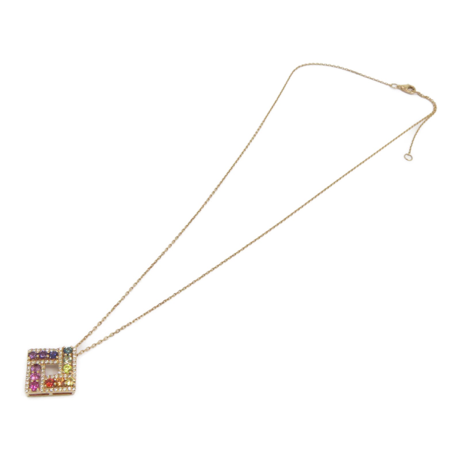 JEWELRY 【激減優惠】18K玫瑰金Necklace 0.210ct鑽石項鍊金色/彩色