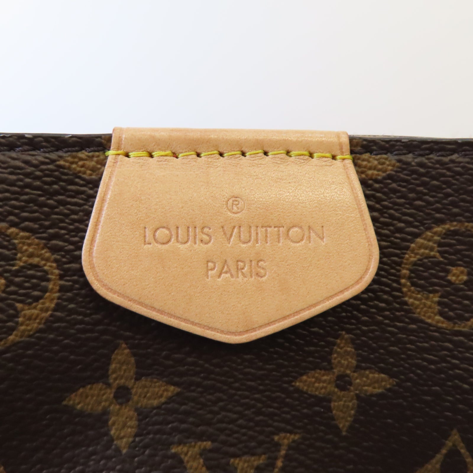 LOUIS VUITTON Monogram Graceful MM金扣肩背袋啡色