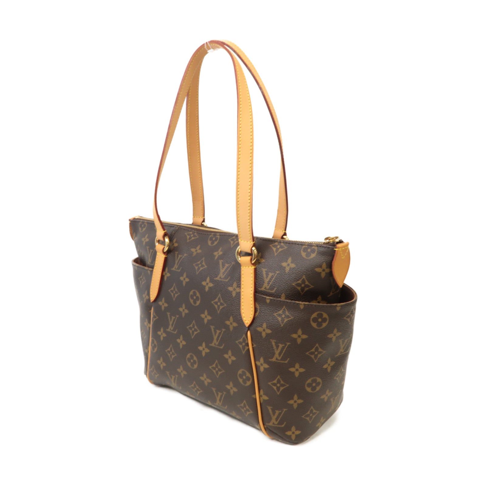 LOUIS VUITTON Monogram Totally PM金扣肩背袋啡色