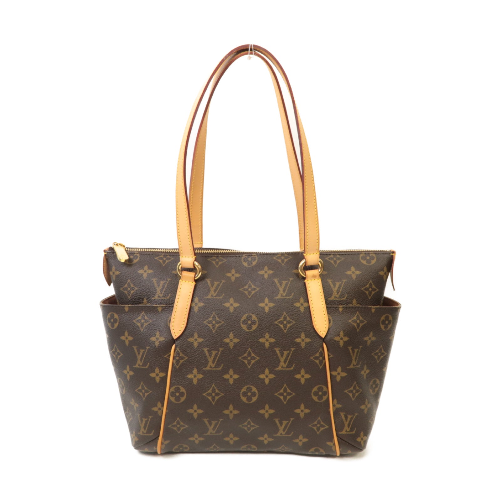 LOUIS VUITTON Monogram Totally PM金扣肩背袋啡色