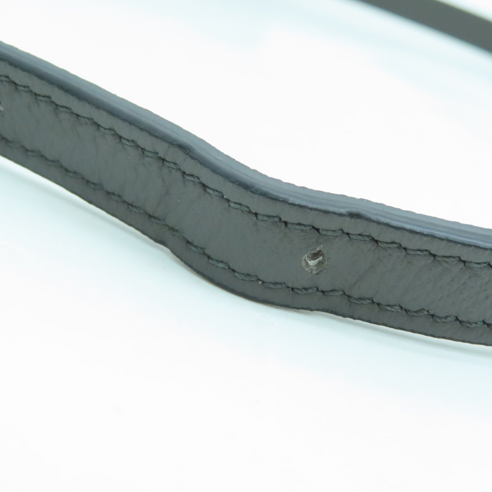 CELINE 牛皮皮革Pico Belt Bag金扣手挽肩背两用袋灰色