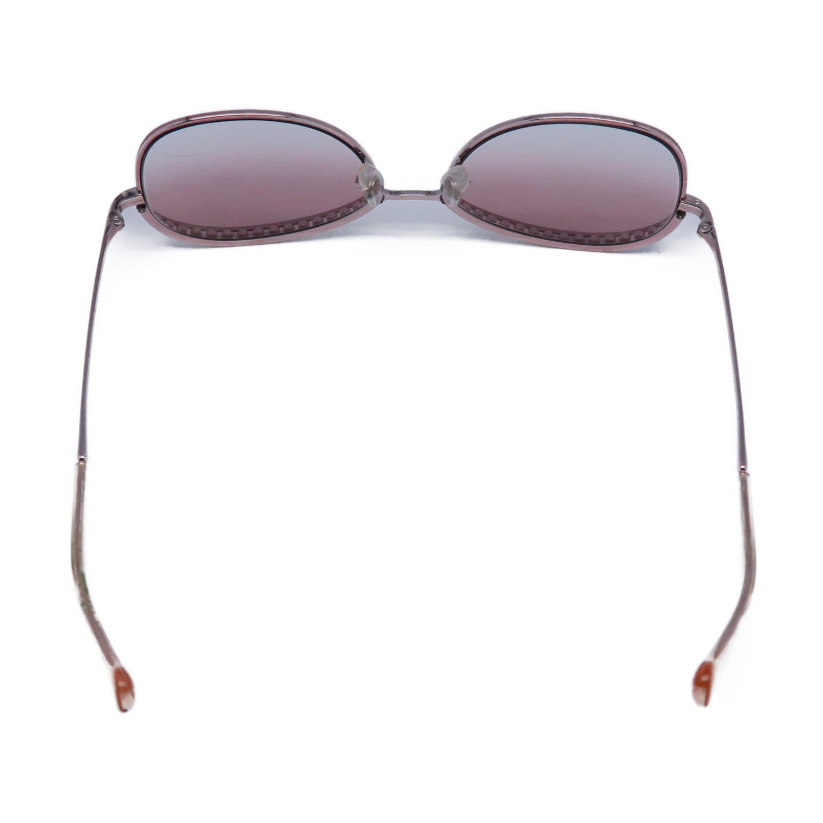 CHANEL 金属/PVC Sunglasses银扣太阳眼镜银色/紫色