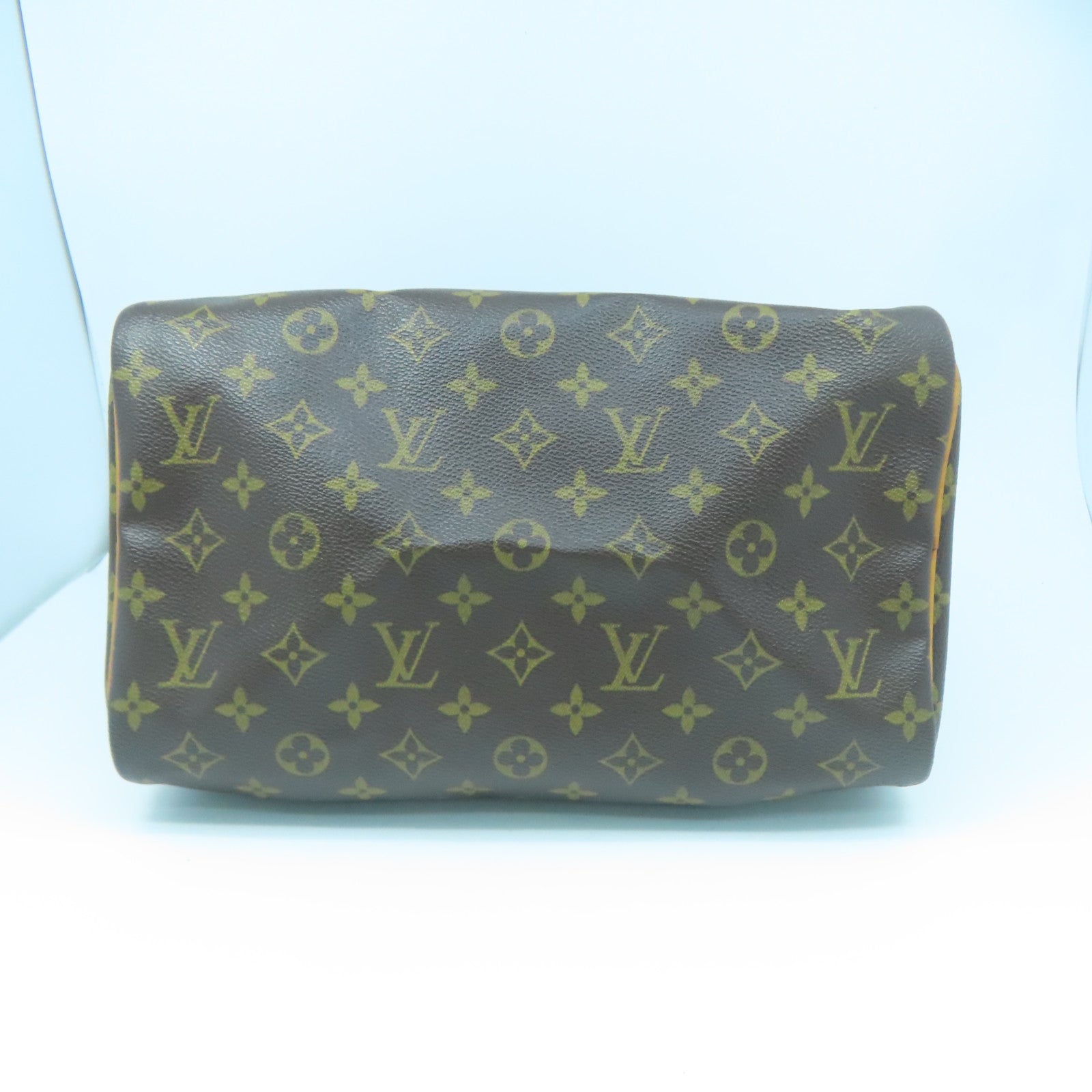 LOUIS VUITTON Monogram Speedy 30金扣手挽袋啡色