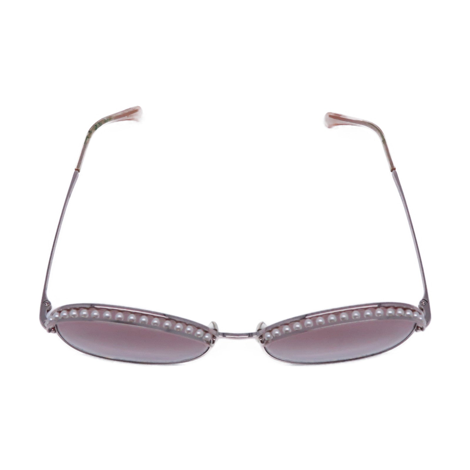 CHANEL 金属/PVC Sunglasses银扣太阳眼镜银色/紫色