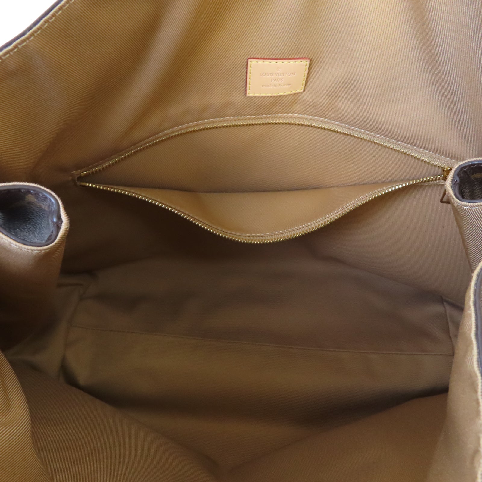 LOUIS VUITTON Monogram Graceful MM金扣肩背袋啡色