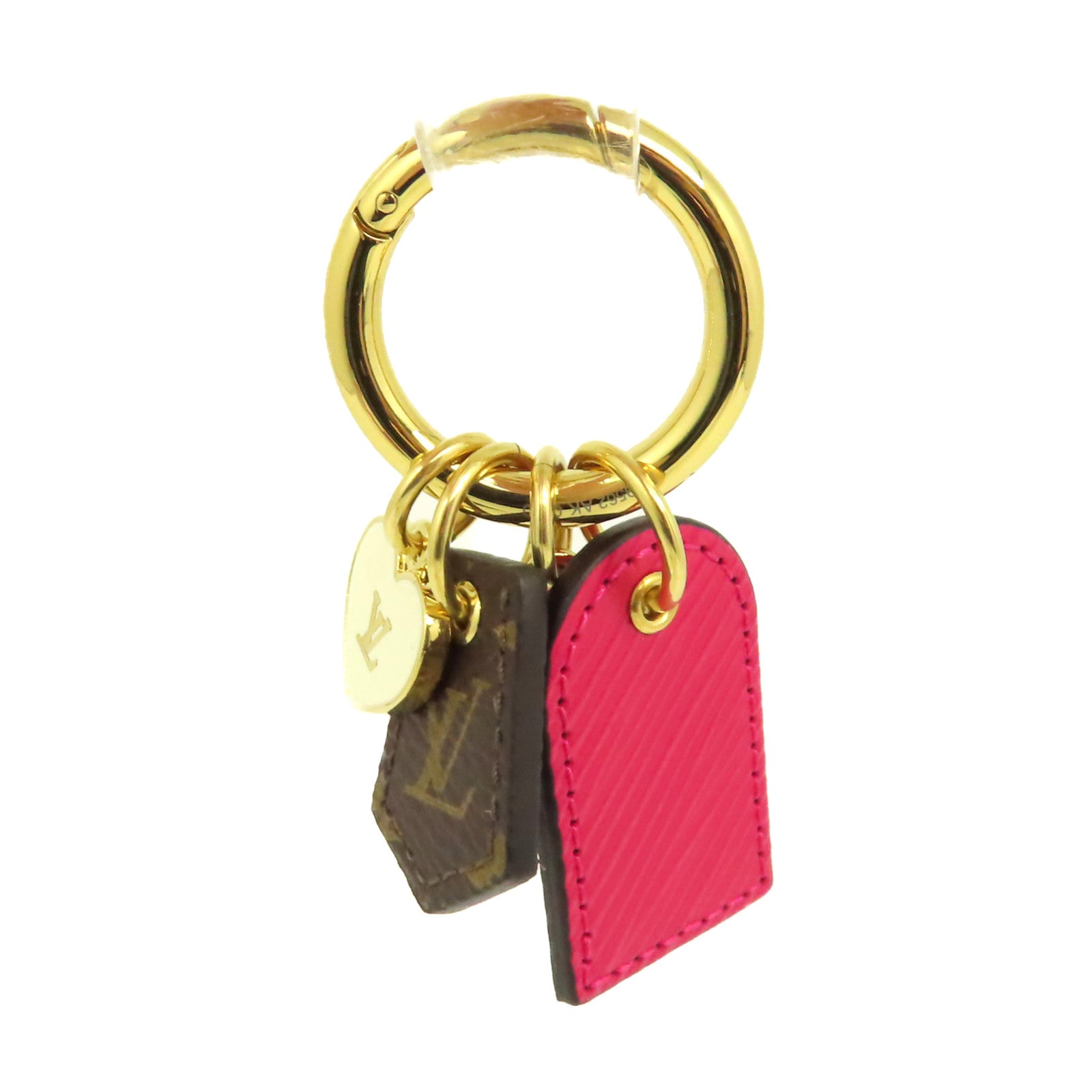 LOUIS VUITTON 金屬/Epi/Monogram Fetish Key Holder掛飾金色/啡色/酒紅色