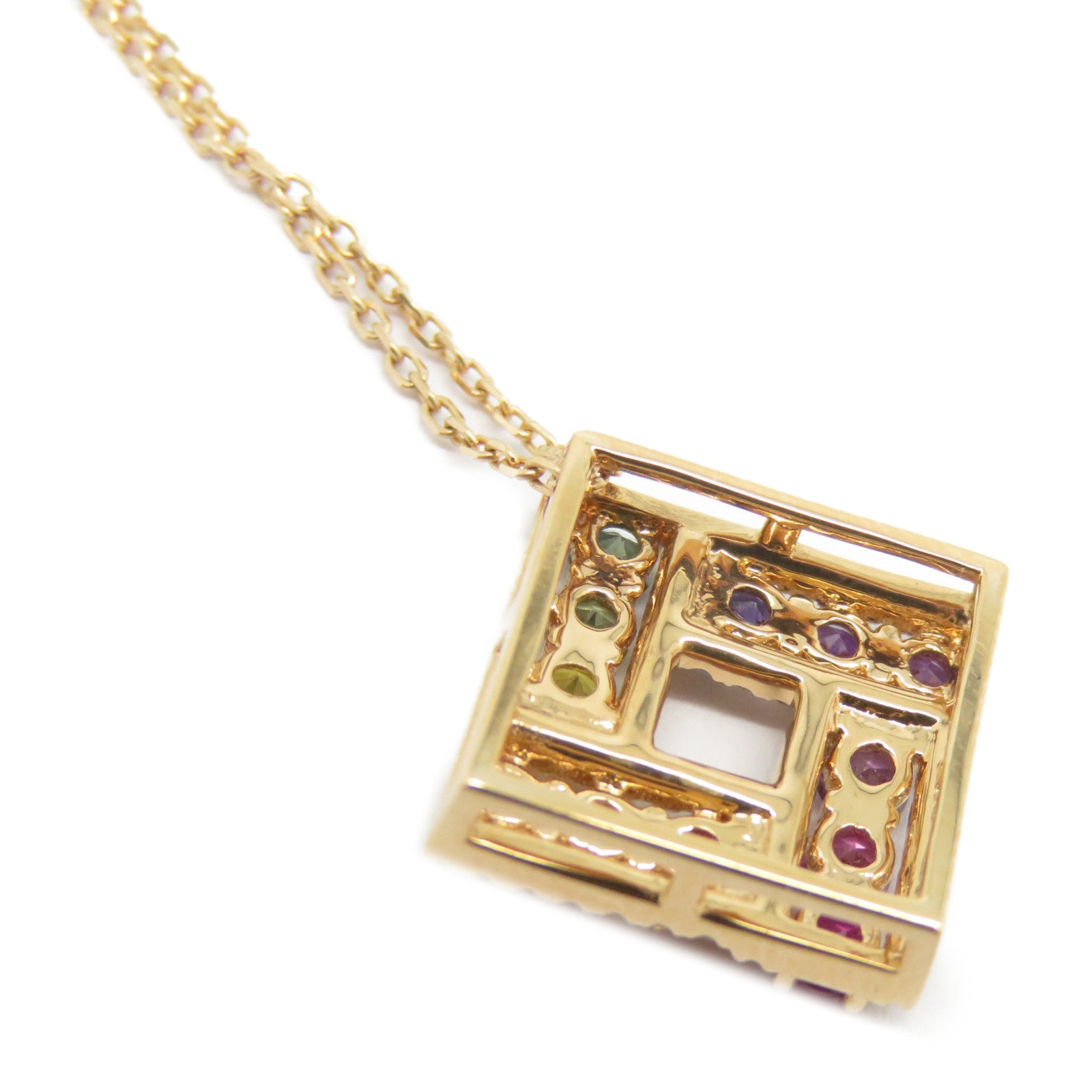 JEWELRY 【激減優惠】18K玫瑰金Necklace 0.210ct鑽石項鍊金色/彩色