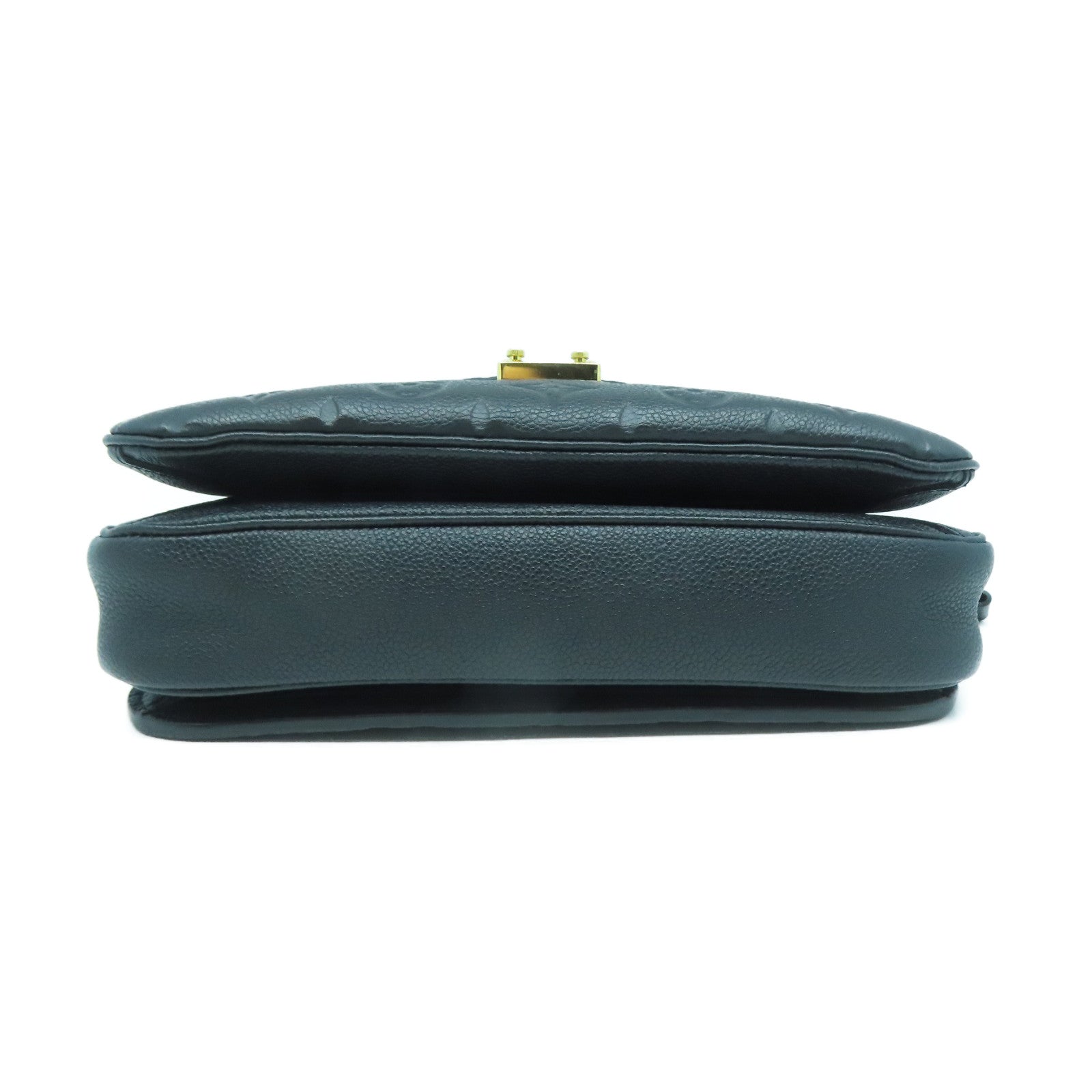 LOUIS VUITTON Monogram Empreinte Pochette Metis金扣手挽肩背兩用袋黑色