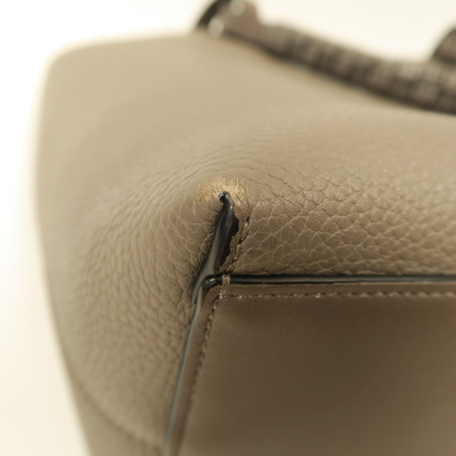 LOEWE 牛皮皮革Shoulder Bag手挽肩背兩用袋啡色