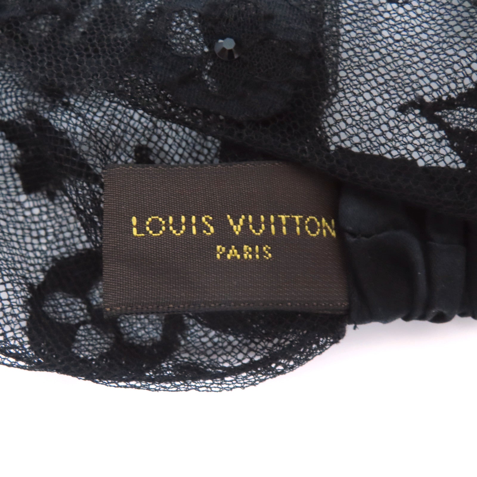 LOUIS VUITTON 棉質/聚醯胺Hair Band髮帶黑色