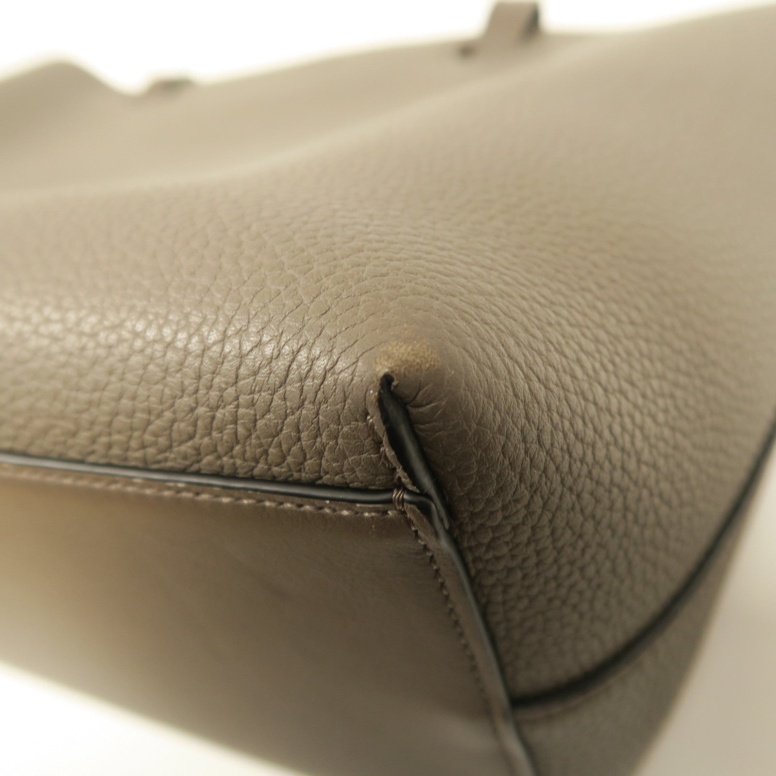 LOEWE 牛皮皮革Shoulder Bag手挽肩背兩用袋啡色