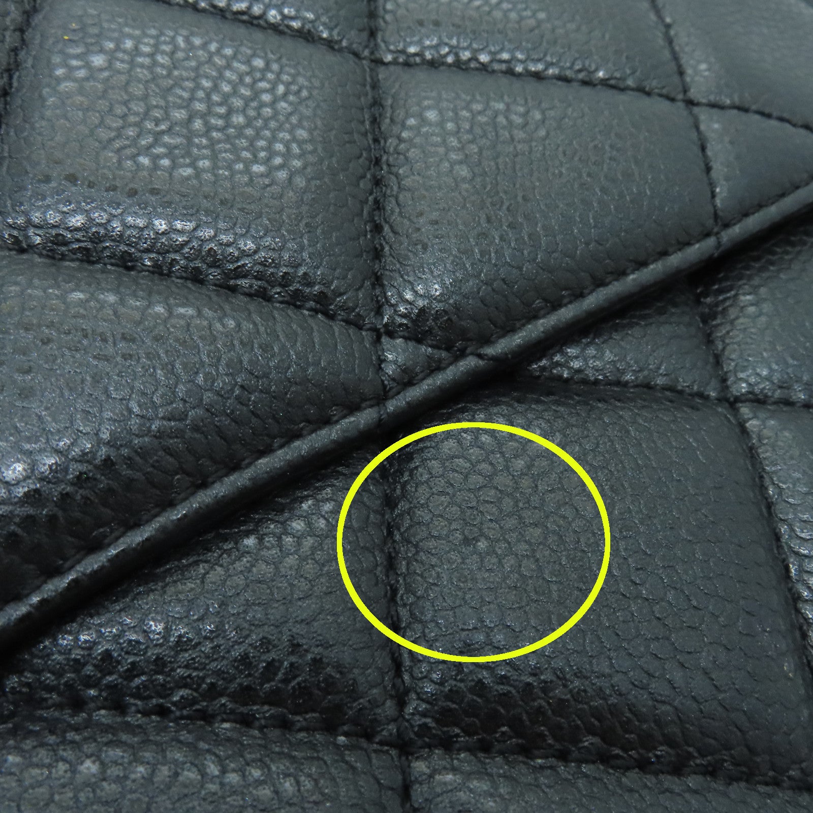 CHANEL 菱格Caviar皮革GST銀扣手挽袋黑色
