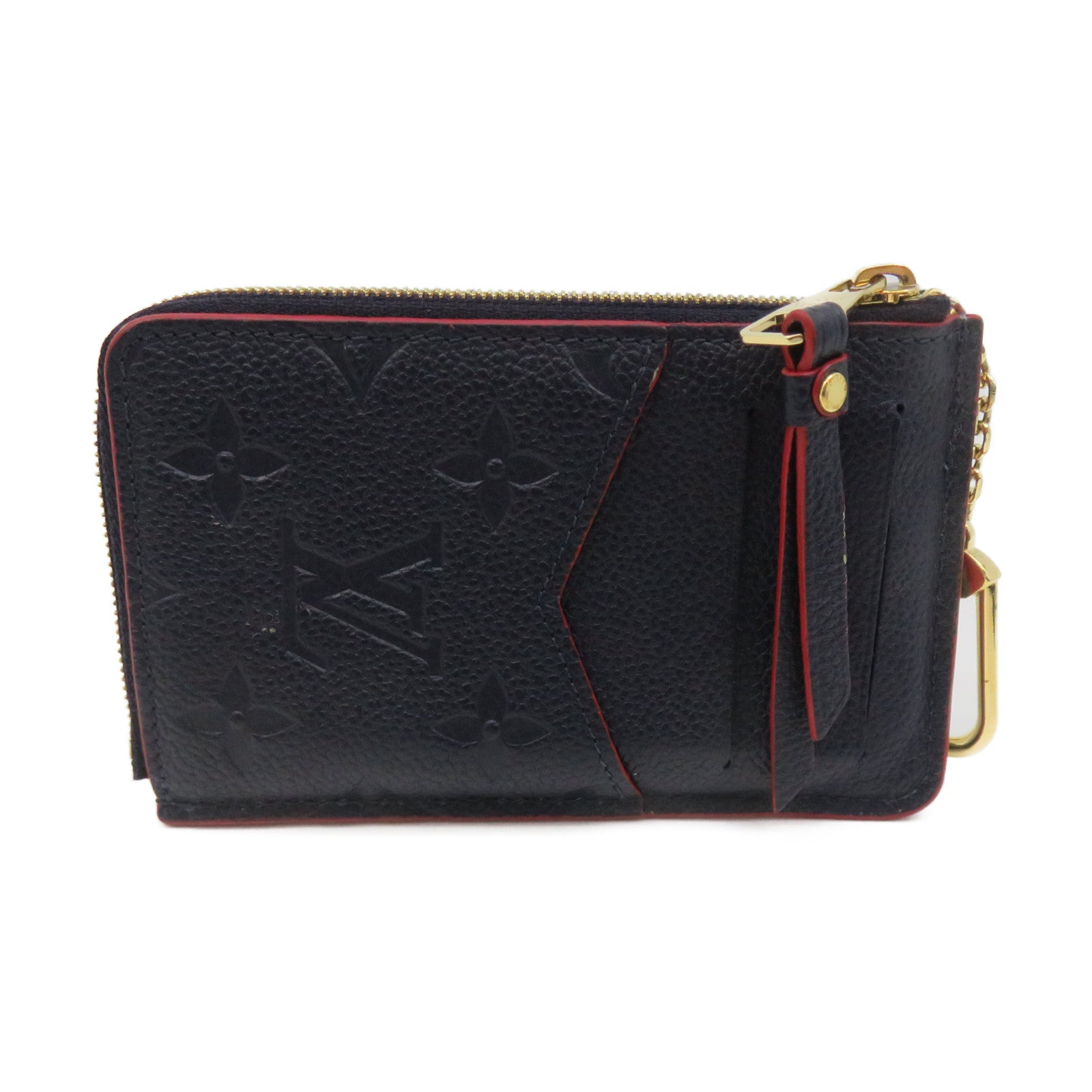 LOUIS VUITTON Mono-Empreinte Recto Verso Card Holder Change Card Holder Royal Blue
