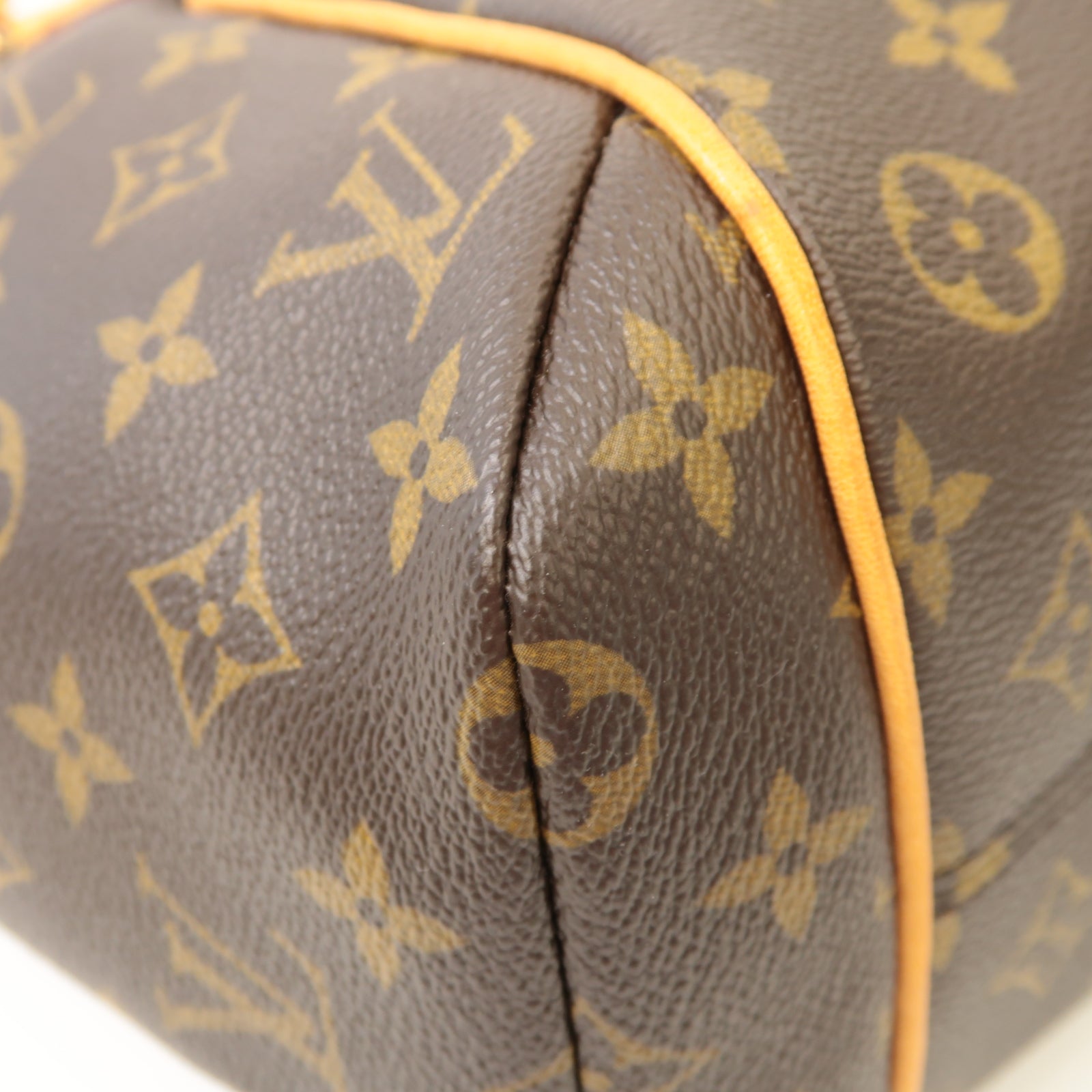 LOUIS VUITTON Monogram Totally PM金扣肩背袋啡色