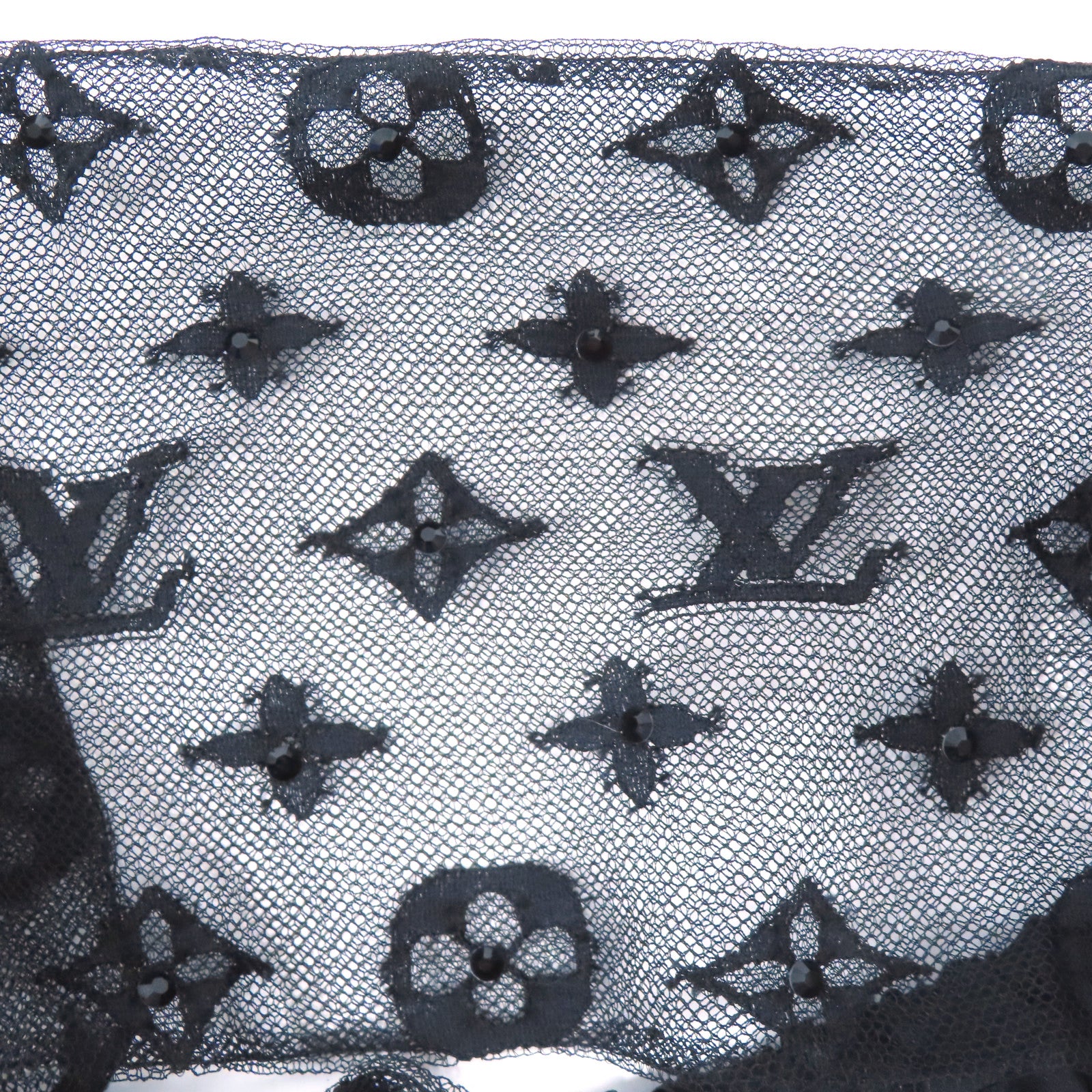LOUIS VUITTON 棉質/聚醯胺Hair Band髮帶黑色