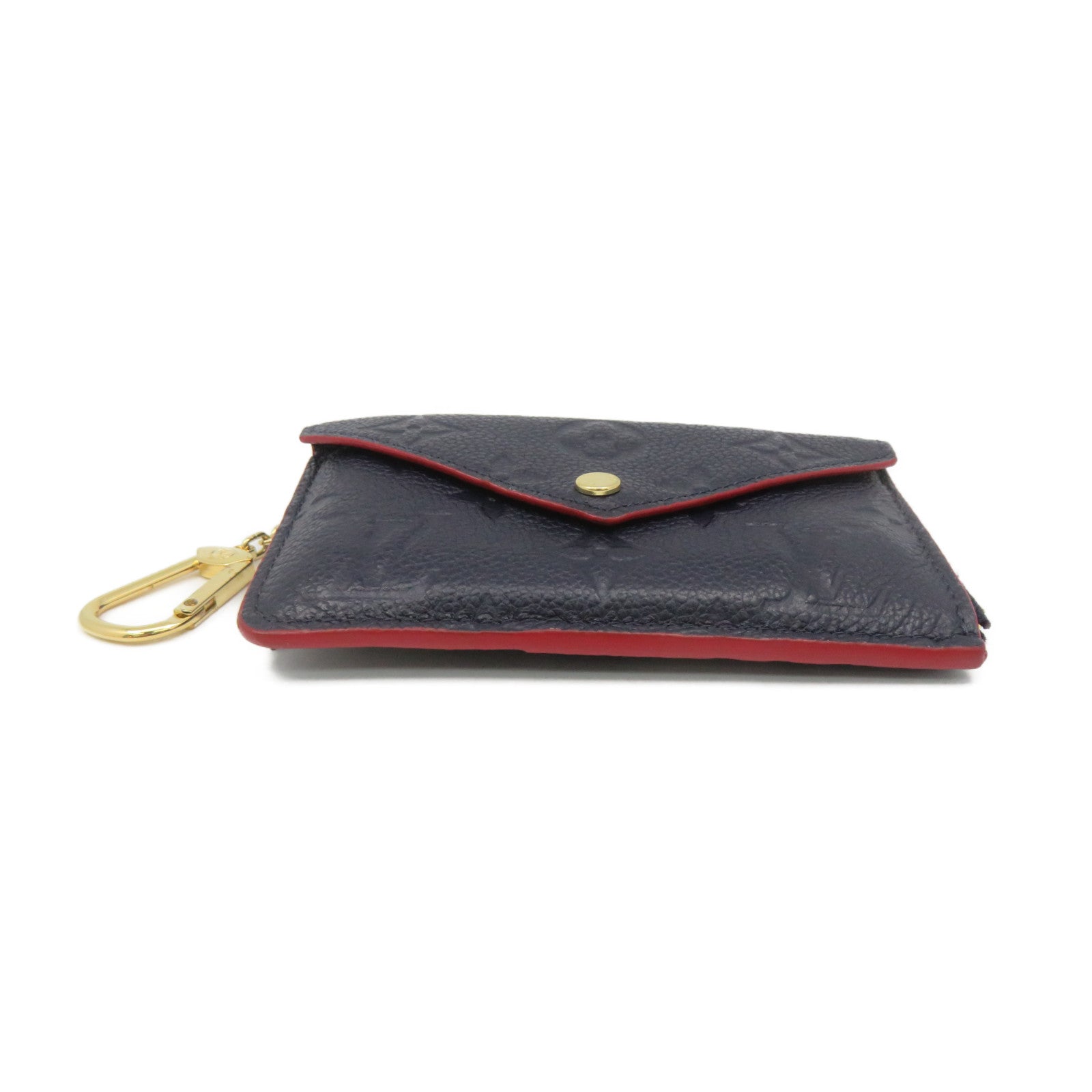 LOUIS VUITTON Mono-Empreinte Recto Verso Card Holder Change Card Holder Royal Blue