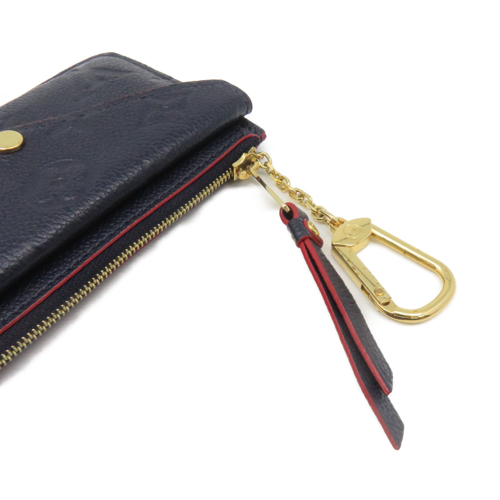 LOUIS VUITTON Mono-Empreinte Recto Verso Card Holder Change Card Holder Royal Blue