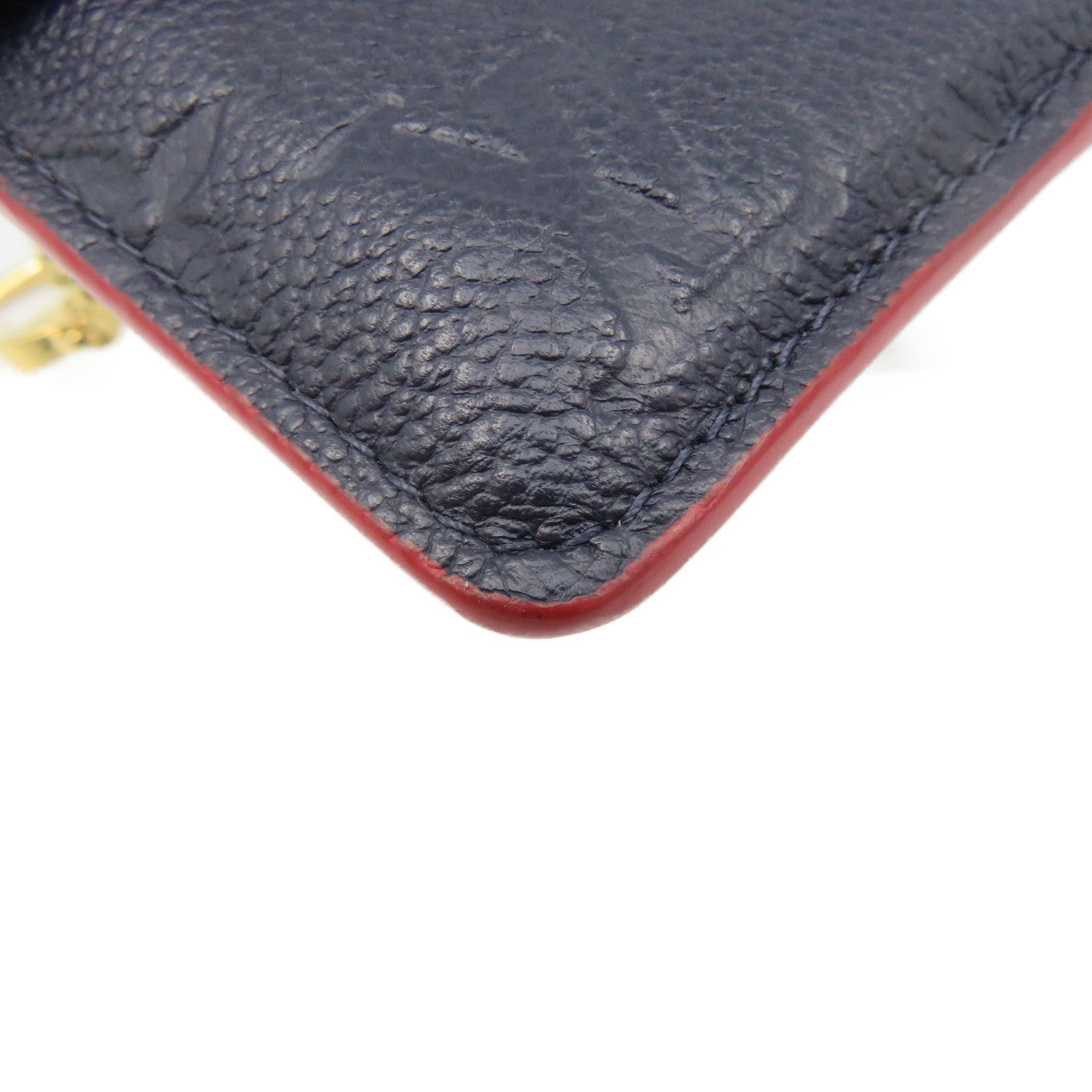 LOUIS VUITTON Mono-Empreinte Recto Verso Card Holder Change Card Holder Royal Blue