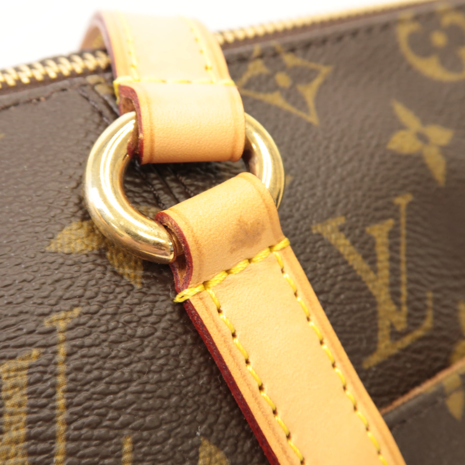 LOUIS VUITTON Monogram Totally PM金扣肩背袋啡色