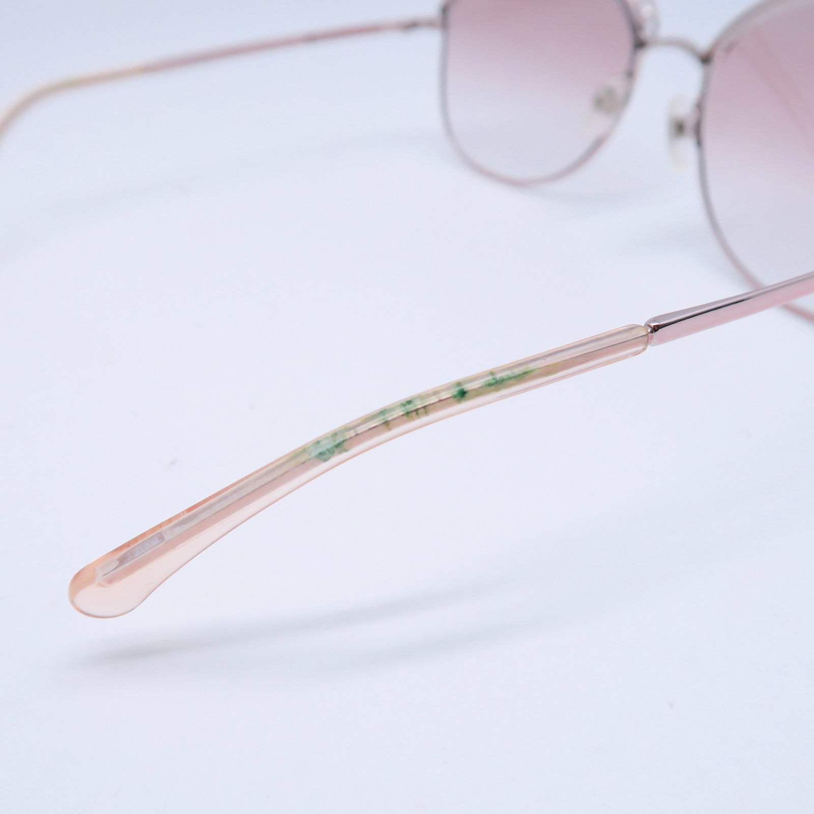 CHANEL 金属/PVC Sunglasses银扣太阳眼镜银色/紫色