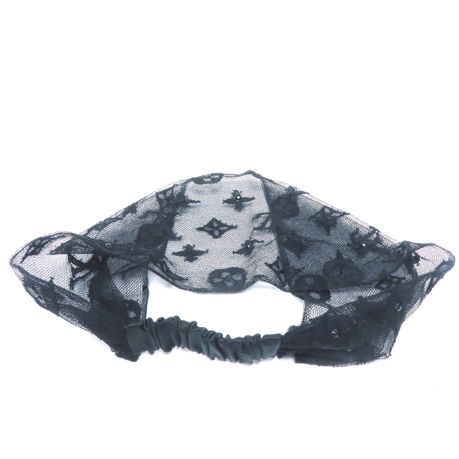 LOUIS VUITTON 棉質/聚醯胺Hair Band髮帶黑色